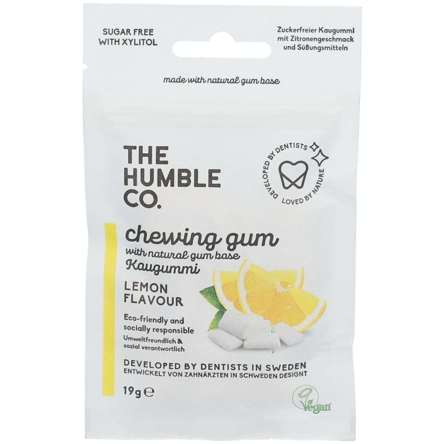 The Humble Co. Chewing-gum naturel - Citron