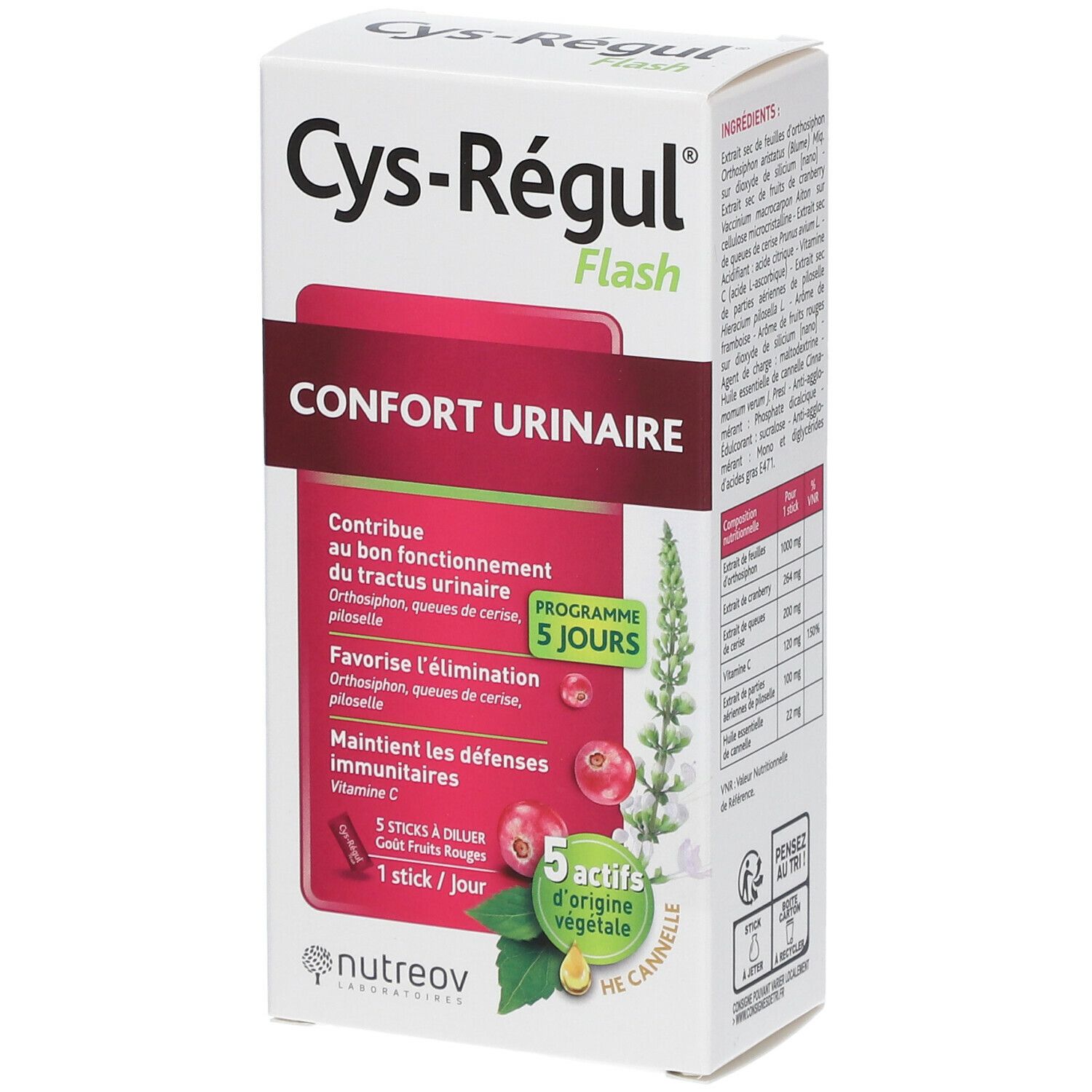 Nutreov Physcience Cys-Régul® Flash Confort urinaire