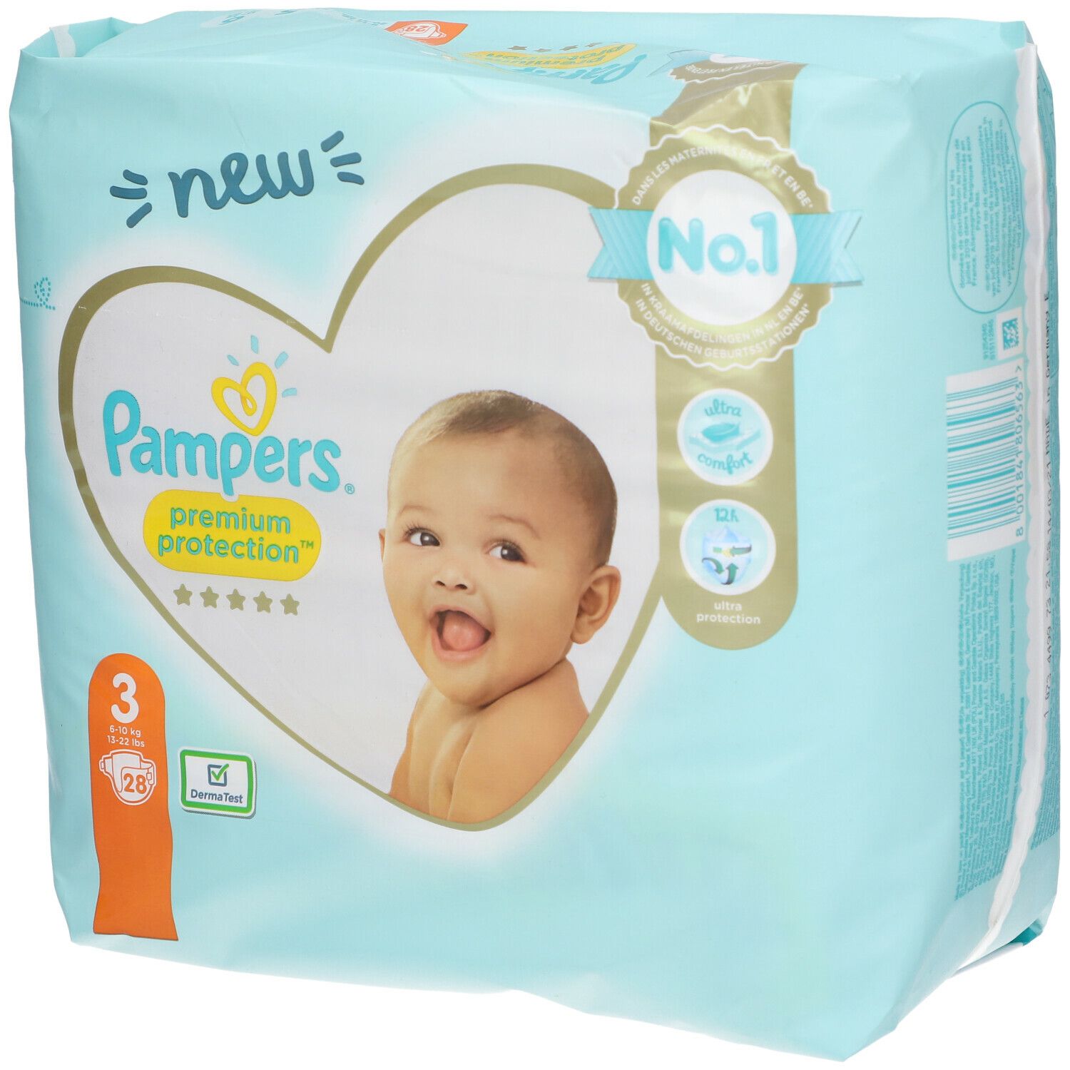Pampers® Premium Protection™ Taille 3, 6-10 kg Couches