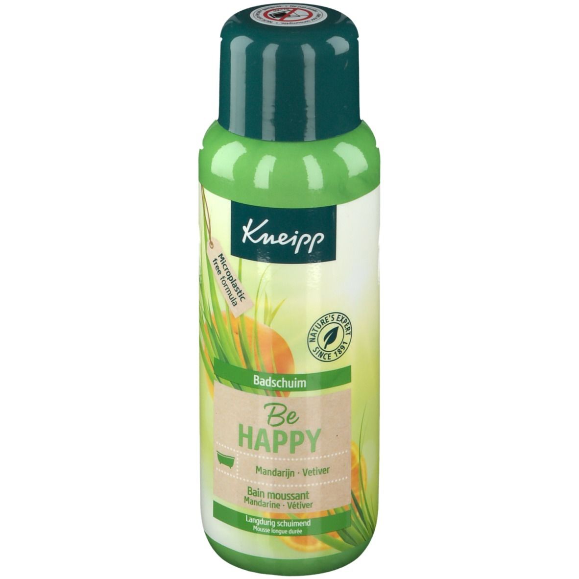 Kneipp® Bain moussant Be Happy Mandarine - Vetiver