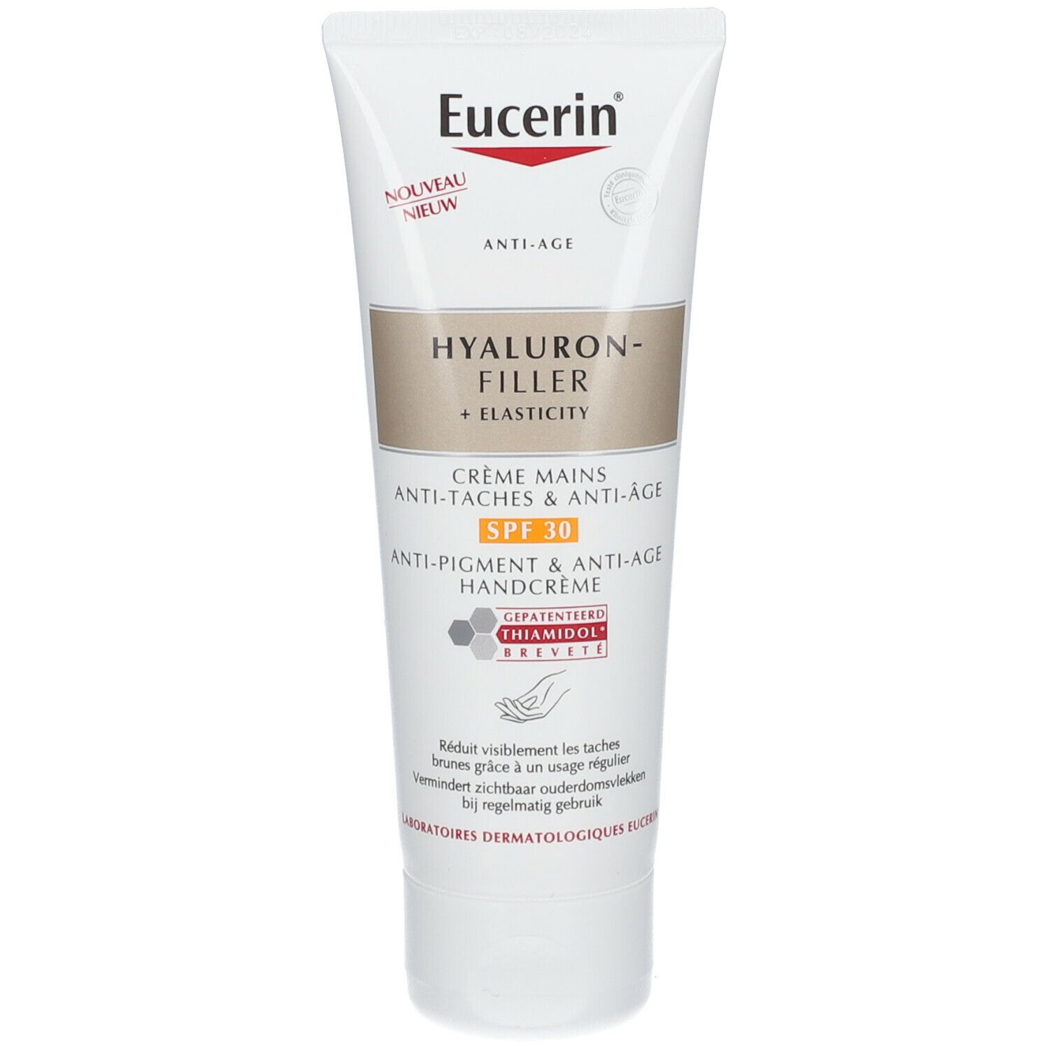 Eucerin® Hyaluron-Filler + Elasticity Crème Mains Anti-Taches & Anti-Âge Spf30