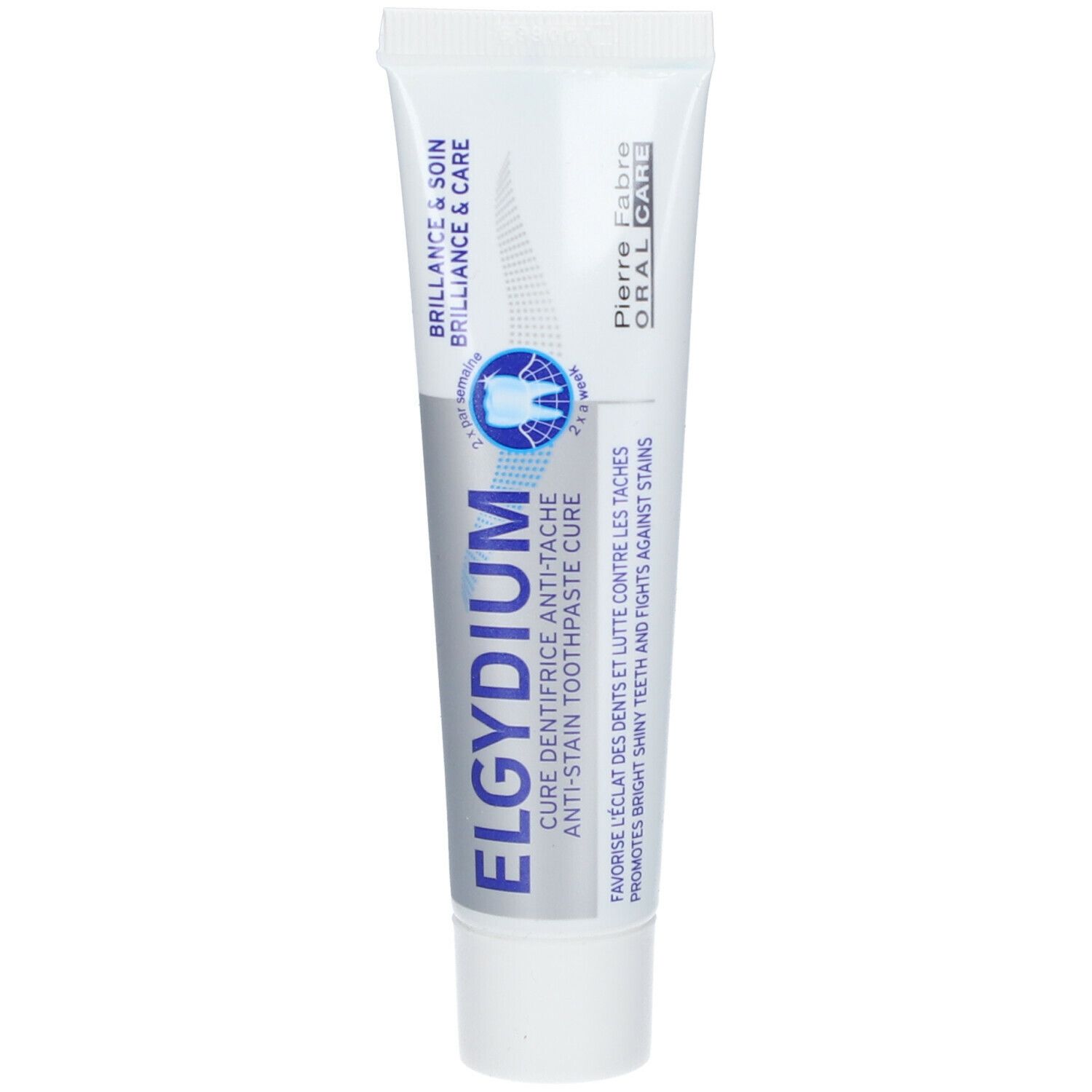 Elgydium Cure Dentifrice Anti-Tache Brillance & Soin