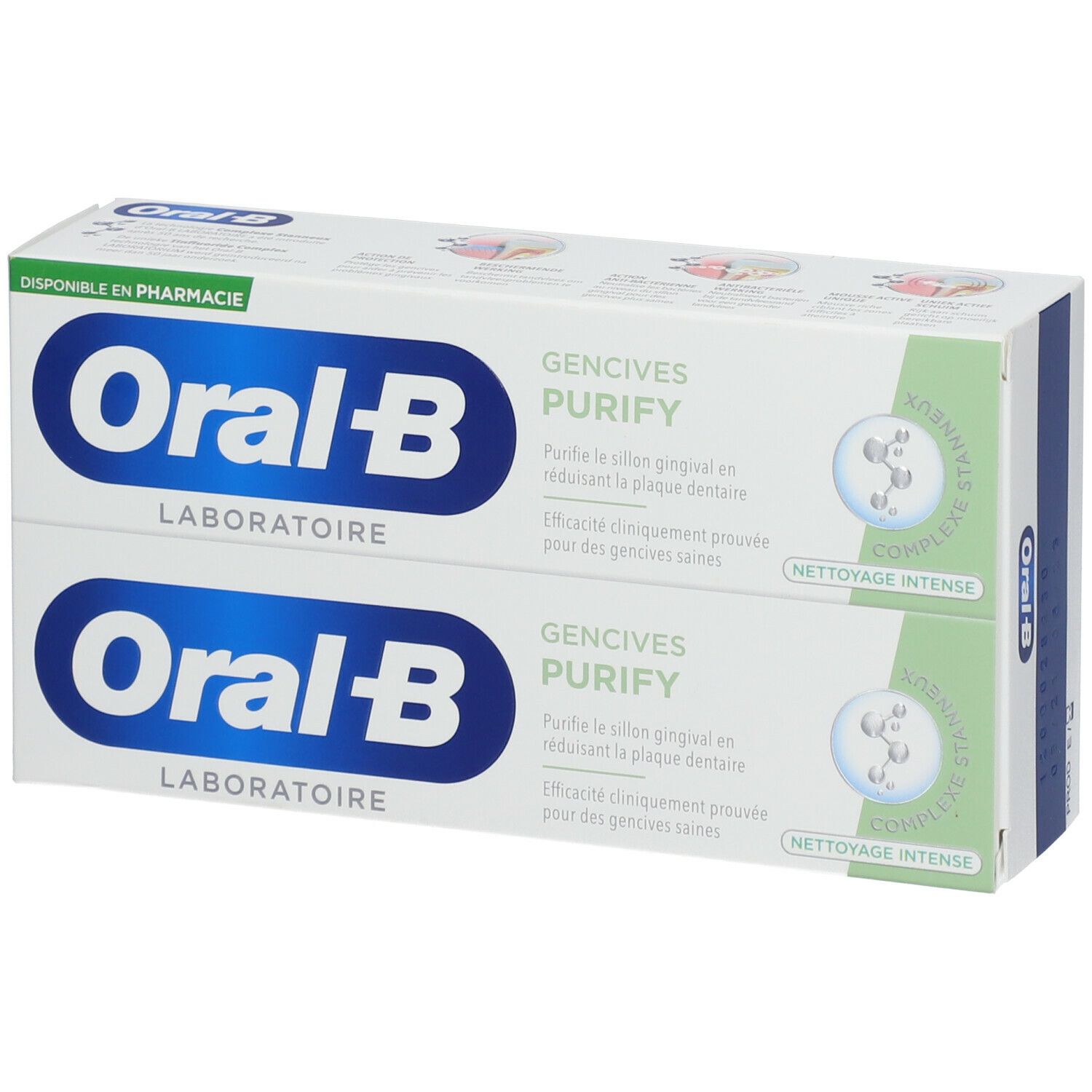 Oral-B Laboratoire Gencives Purify Nettoyage Intense Dentifrice