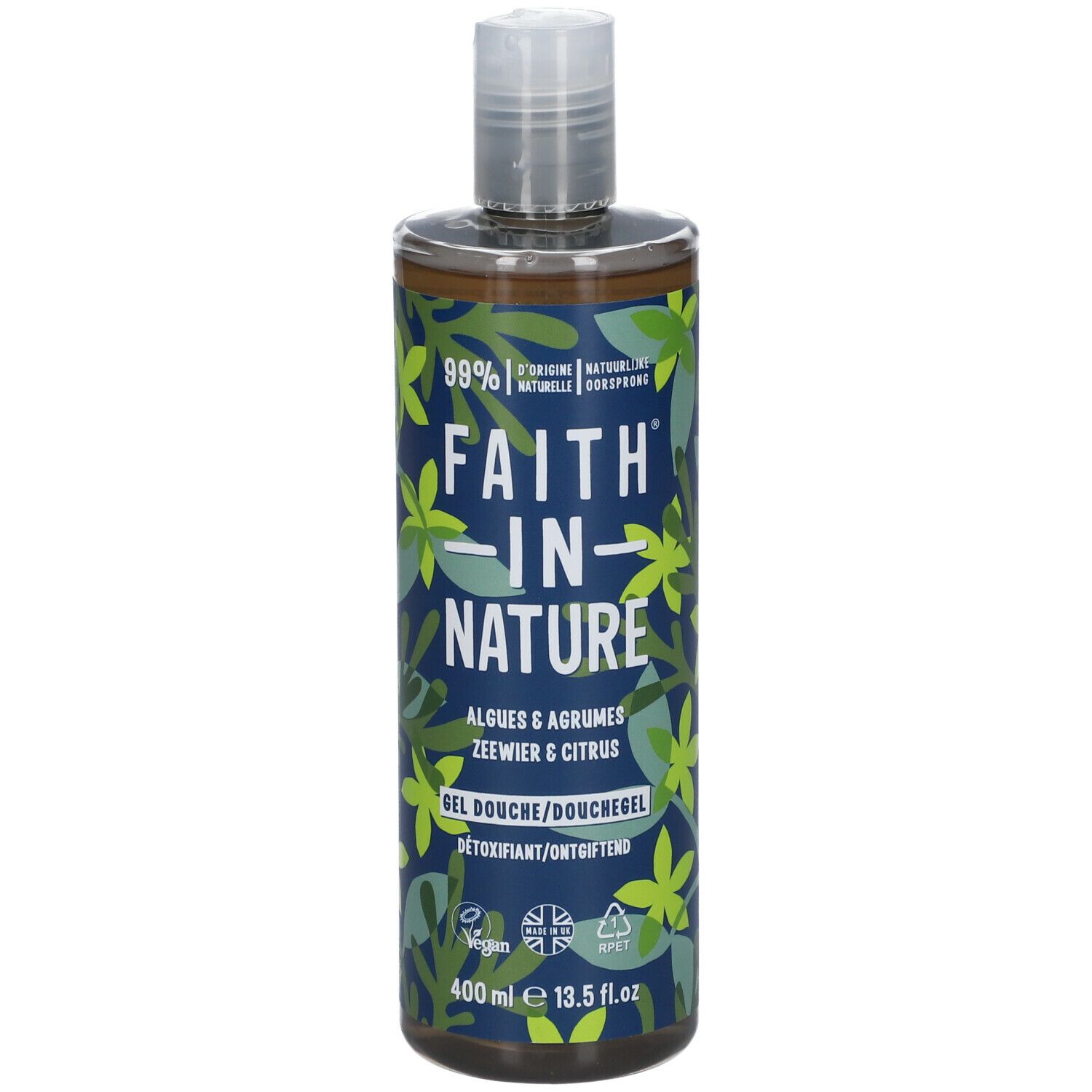Faith® IN Nature Gel Douche & Bain Détoxifiant aux Algues et Agrumes