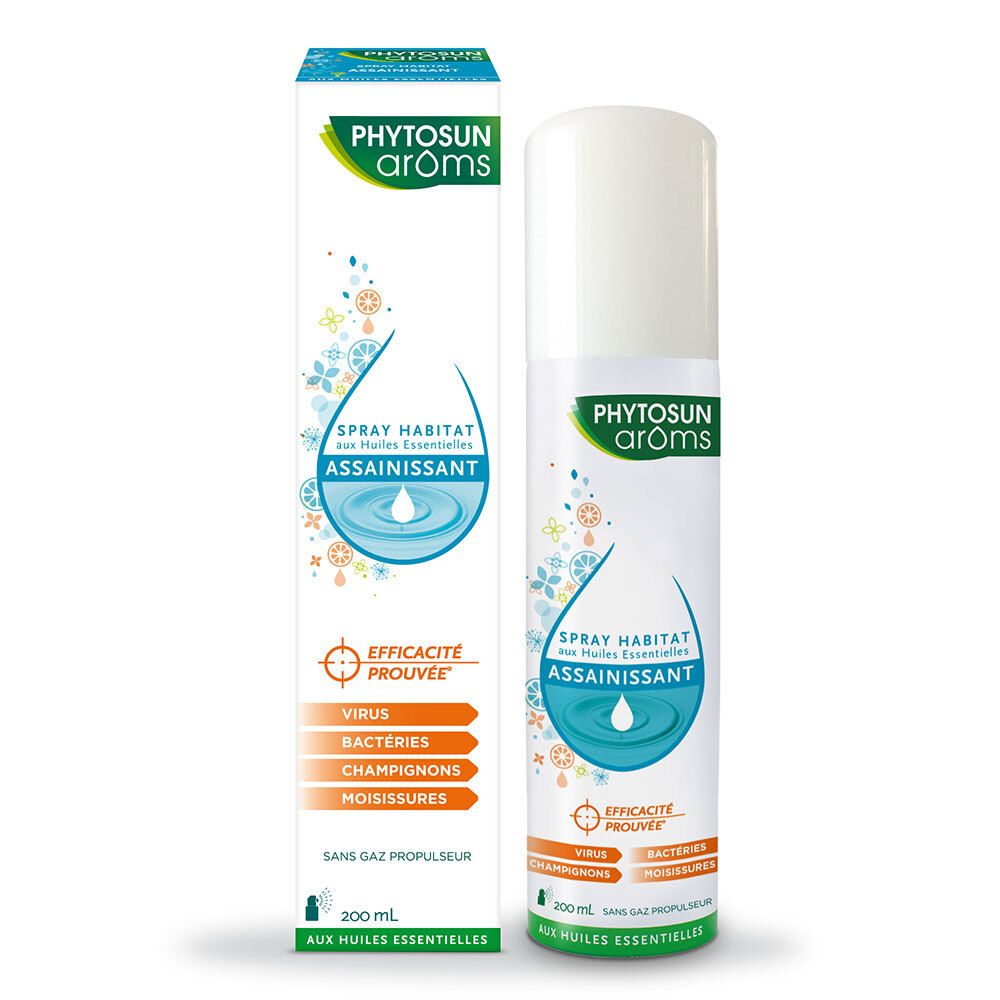 Phytosun Arôms Spray Assainissant Désinfecte et Purifie 200ml