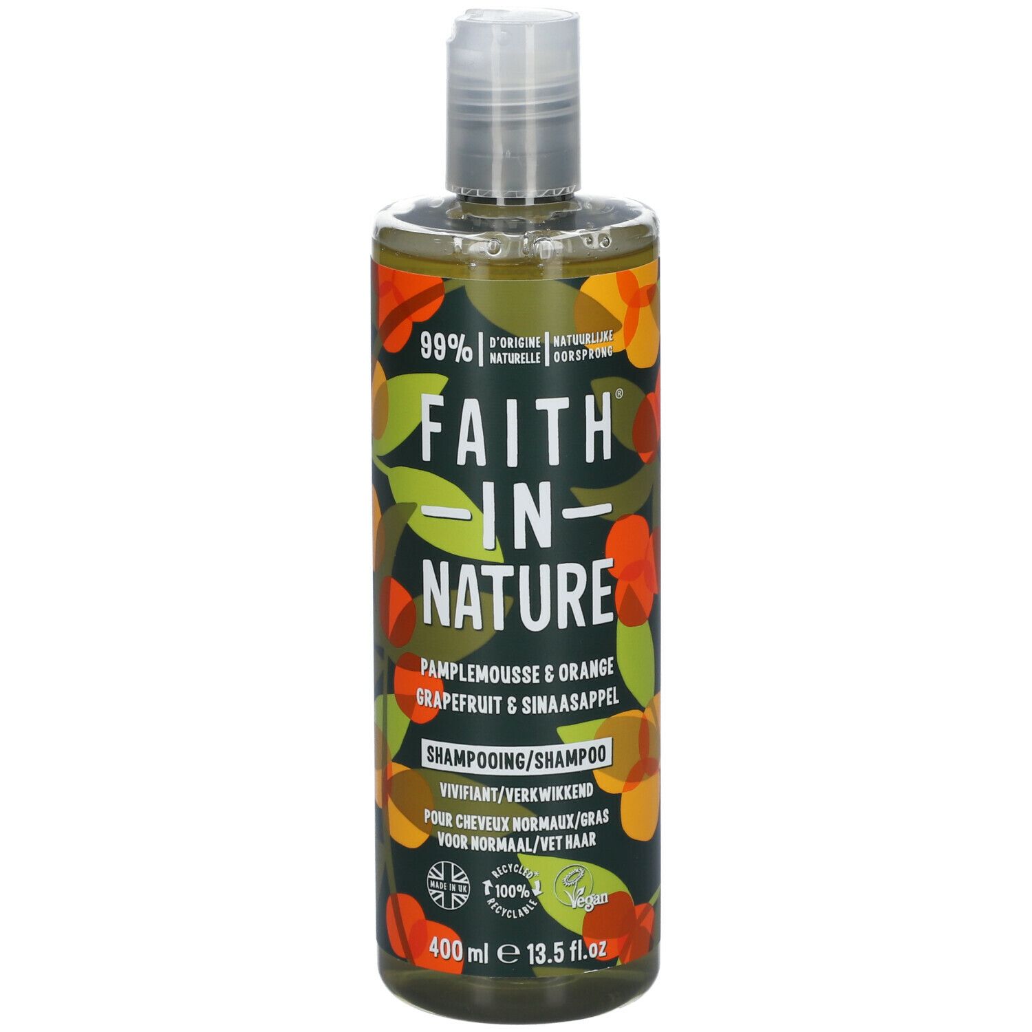 Faith® IN Nature Shampooing Vivifiant au Pamplemousse & à l'Orange