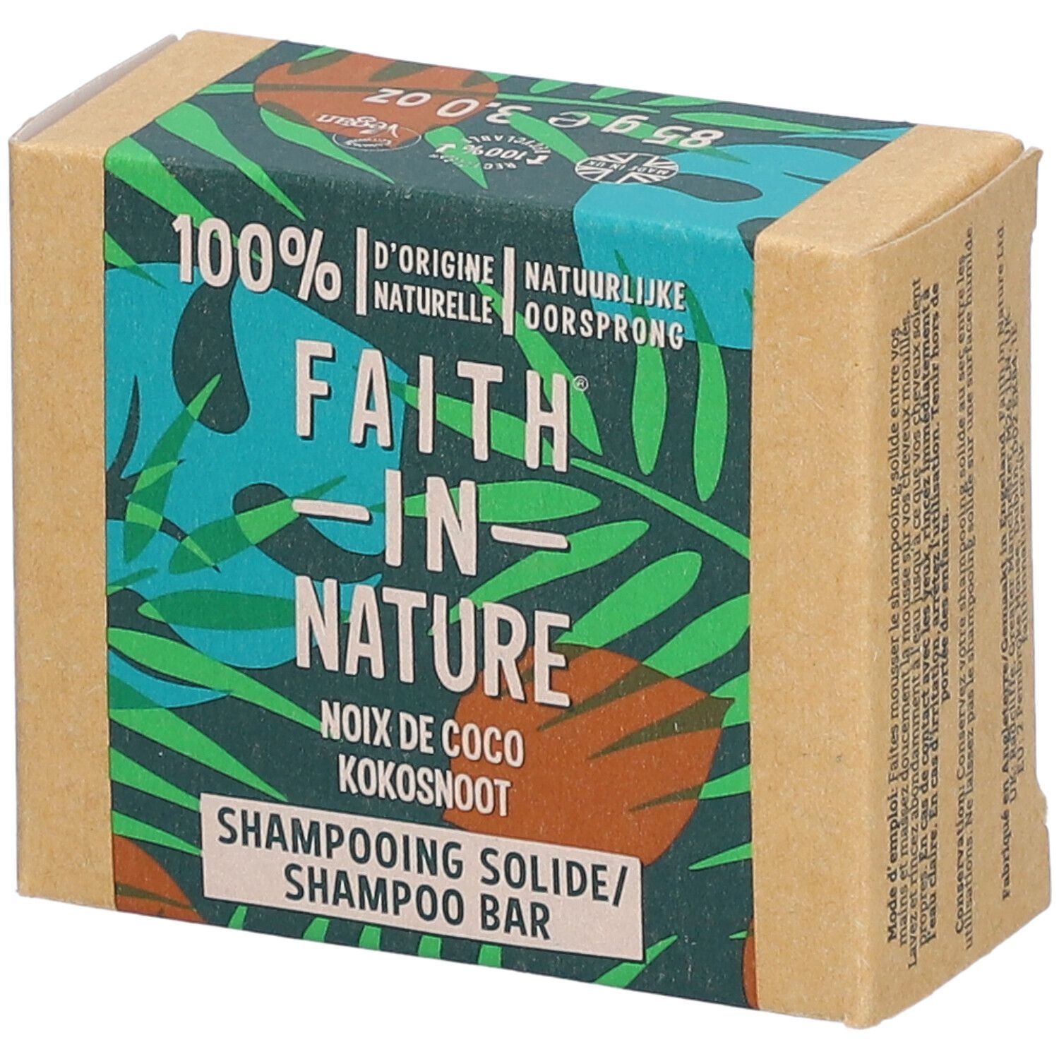 Faith® IN Nature Shampooing Solide à la Noix de Coco et au Beurre de Karité