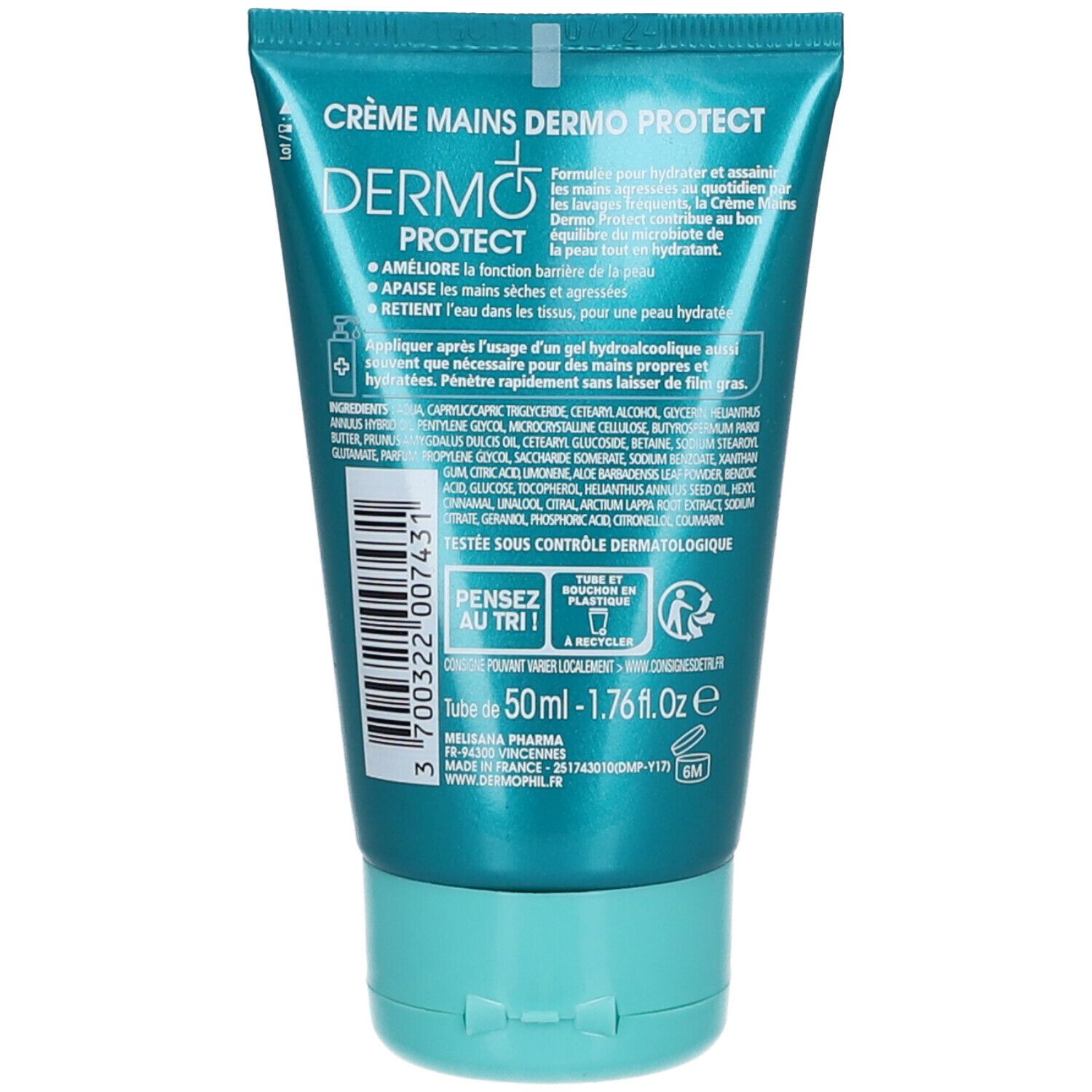 dermophil Phyto-Dermatologique Dermo Protect Crème Mains