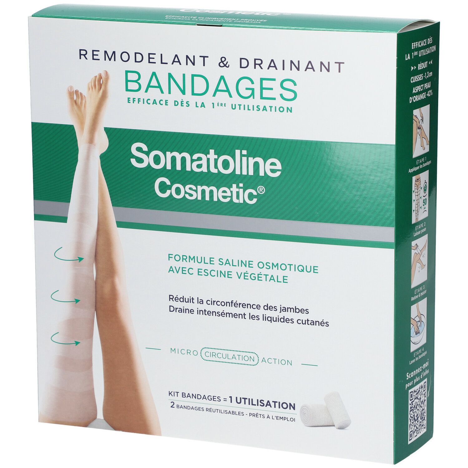 Somatoline Cosmetic® Bandages Remodelants & Drainants