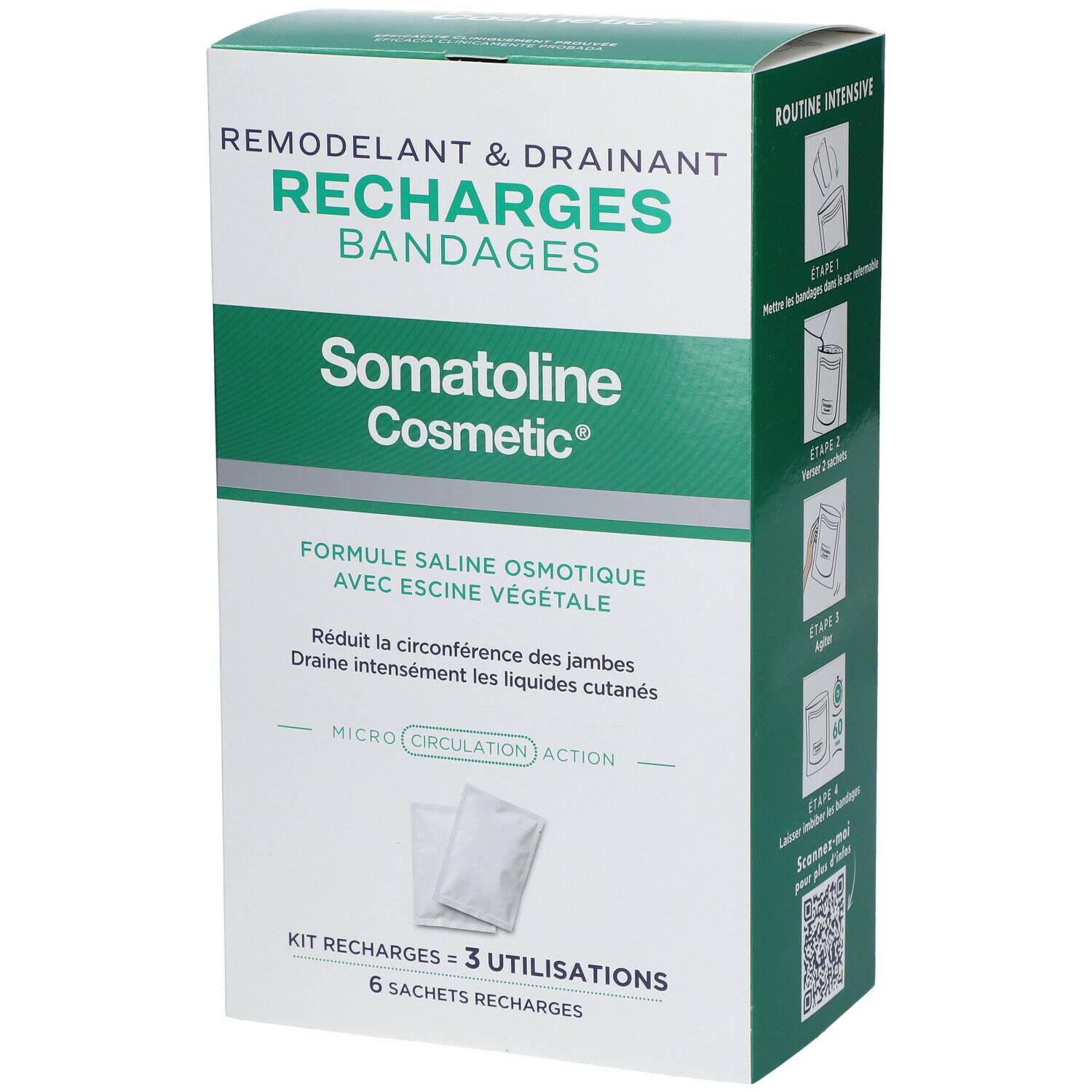 Somatoline Cosmetic® Recharges Bandages Remodelants & Drainants