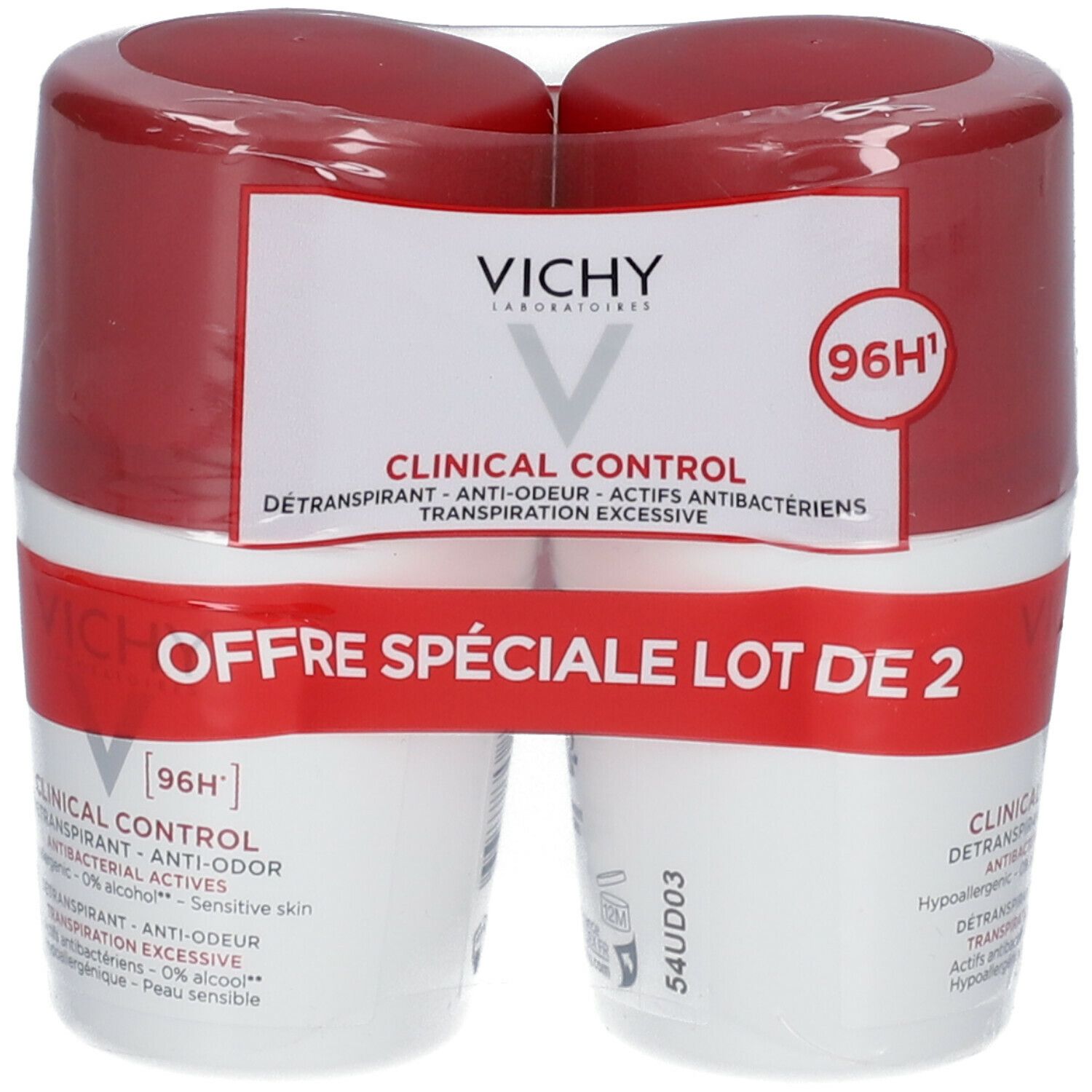 Vichy Clinical Control Déodorant Détranspirant 96 H Roll'on