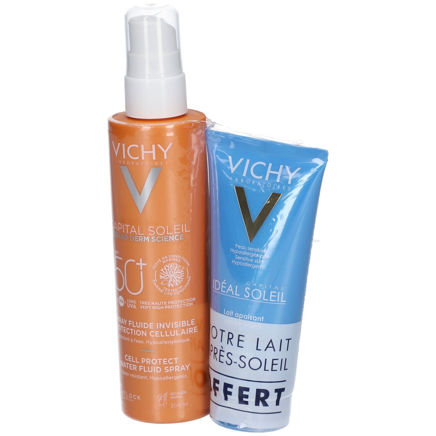 Vichy Capital Soleil Spray Fluide Invisible Protection Cellulaire Spf50+