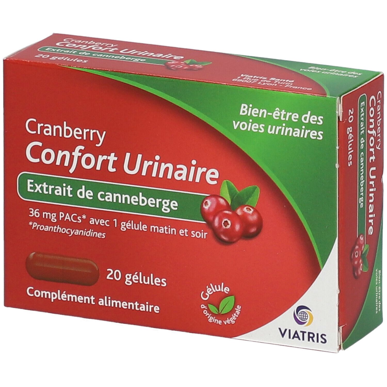 Viatris Cranberry Confort Urinaire