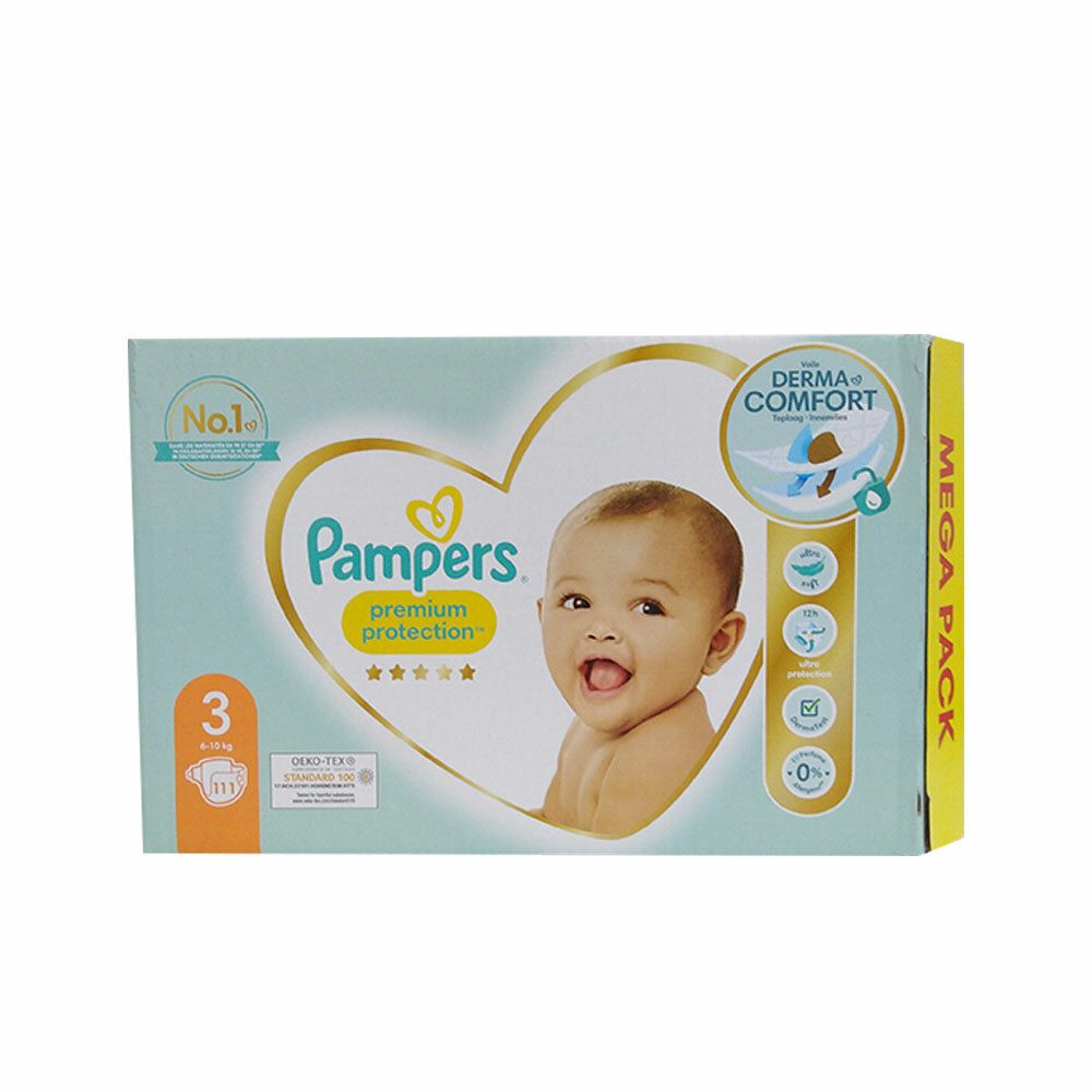 Pampers® Premium Protection™ Couche Taille 3, 6 - 10 kg