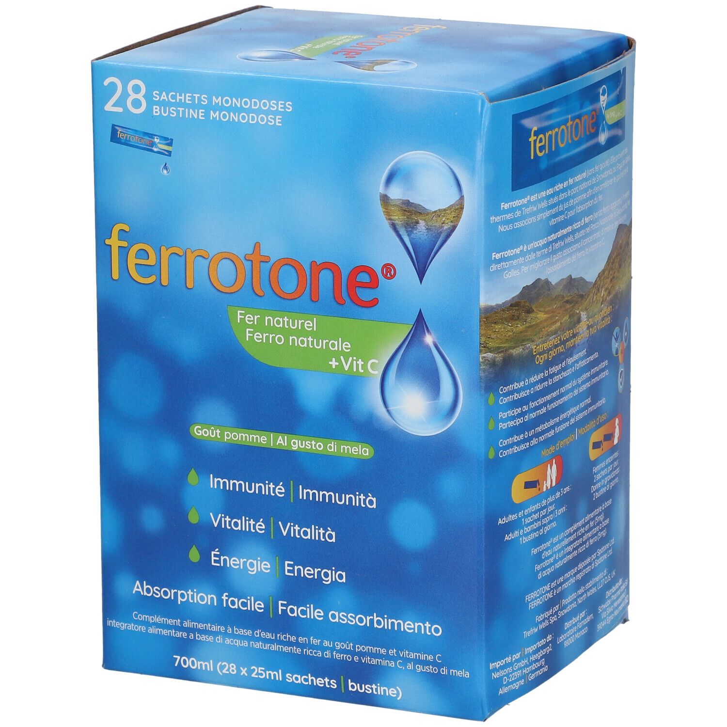 Ferrotone® + Vitamine C au goût pomme