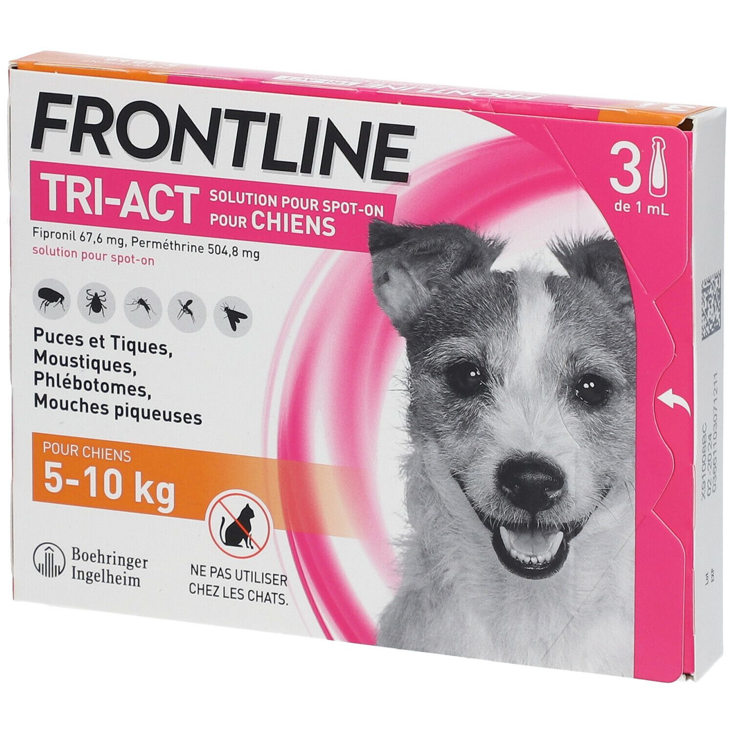 Frontline® Tri-Act Spot-On S pour petits chiens