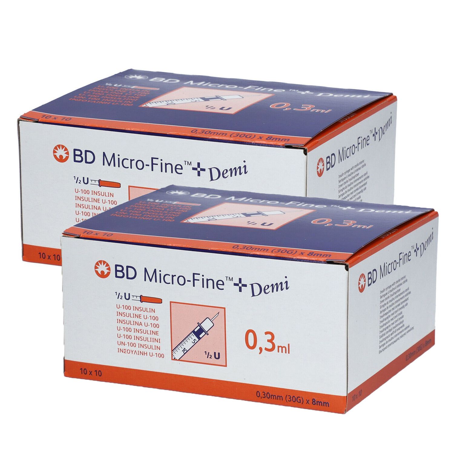 BD Micro-Fine + 0,3 ml