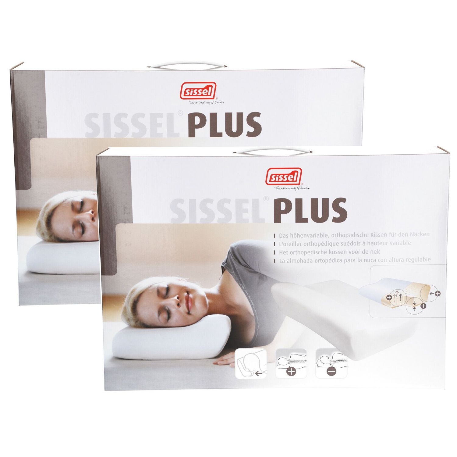 Sissel® Plus Oreiller Orthopédique + Taie Stretch
