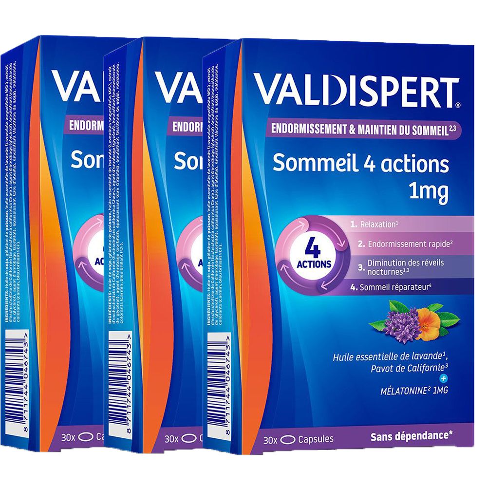Valdispert® Mélatonine 4 Actions 1 mg