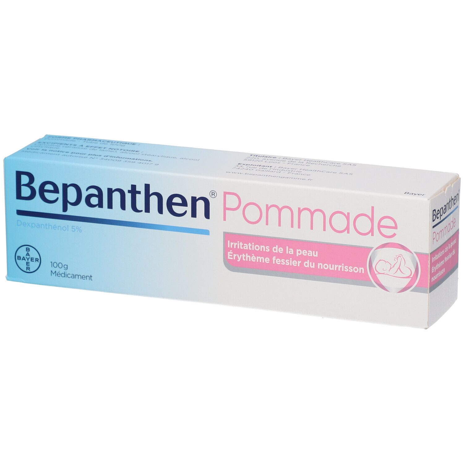 Bepanthen® Pommade 5 % 100 g - Redcare Pharmacie