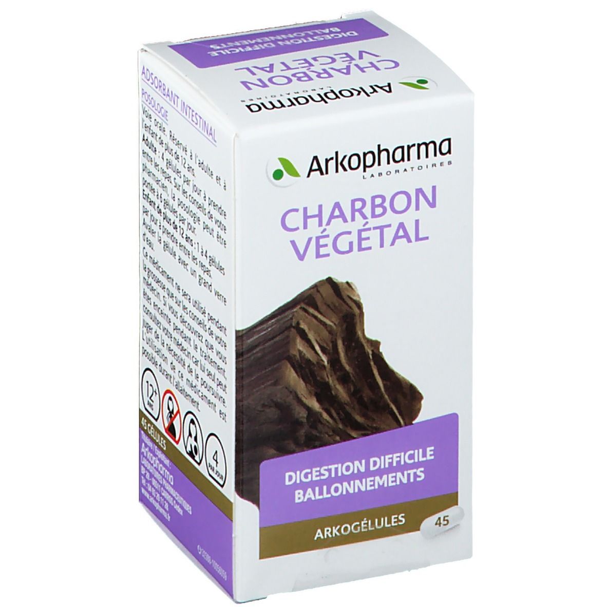 Arkopharma Arkogelules Charbon vegetal