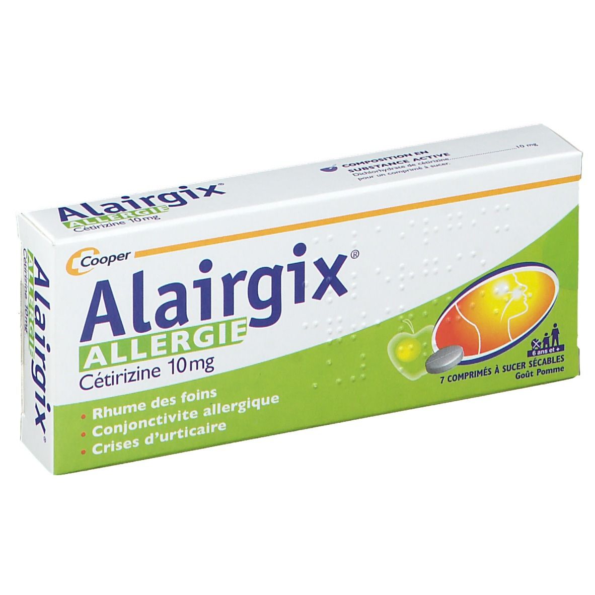 Alairgix® Allergie Cétrizine 10 mg