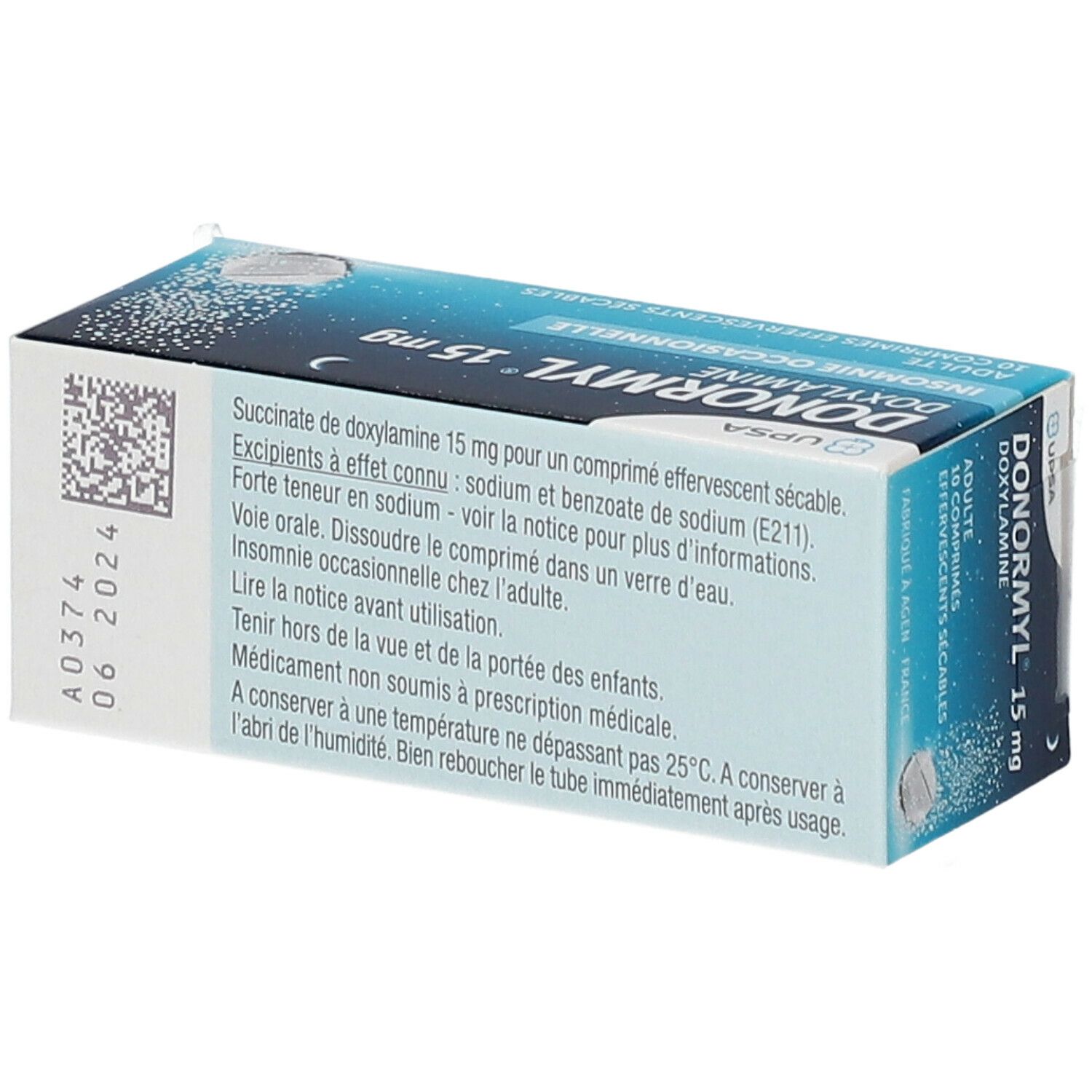 Donormyl® 15 mg Comprimé effervescent sécable - shop ...