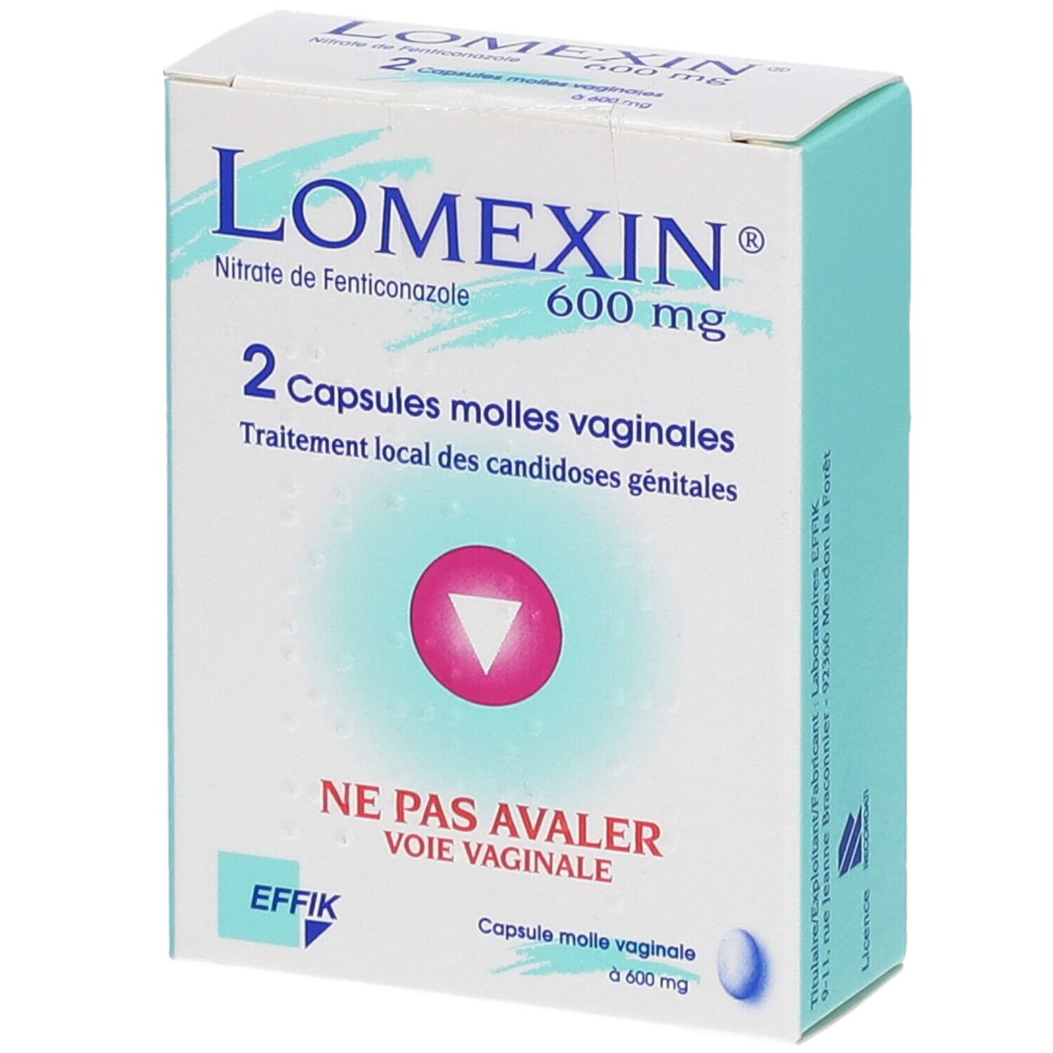 Lomexin® 600 mg 2 pc(s) - Redcare Pharmacie