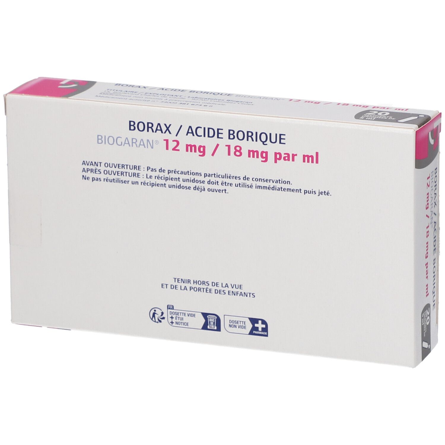 Borax Acide Borique A Partir De Quel Age