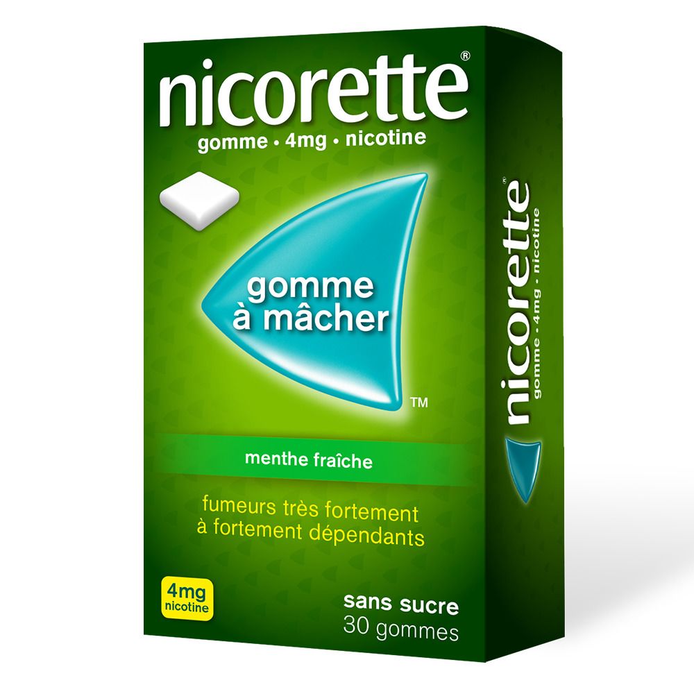 Nicorette® menthe fraiche s/s 4 mg