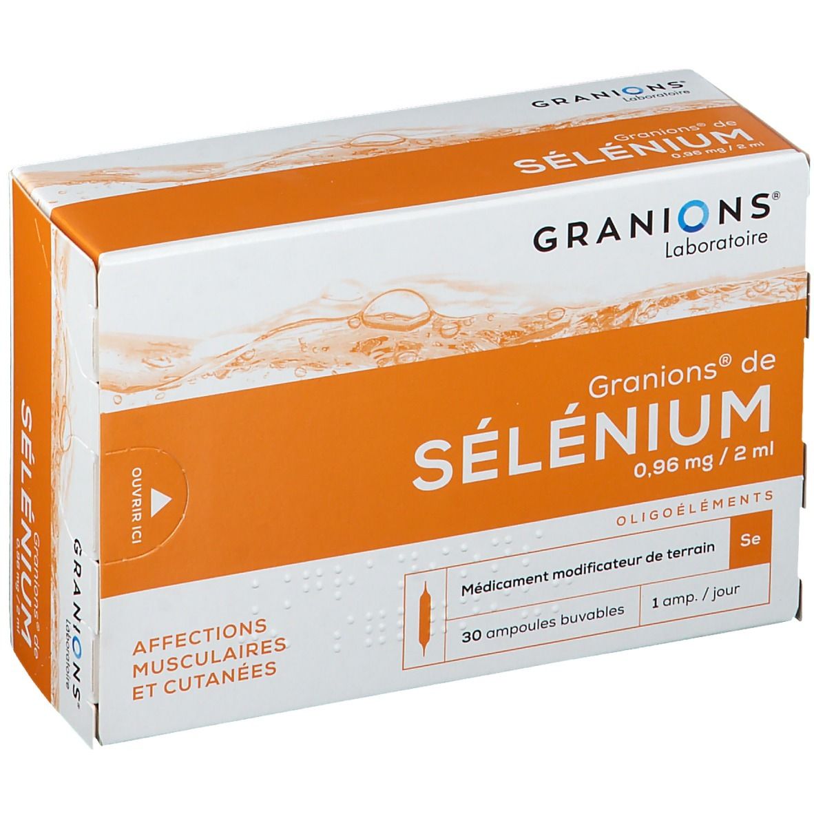 Granions® de Selenium 0,96 mg/2 mL