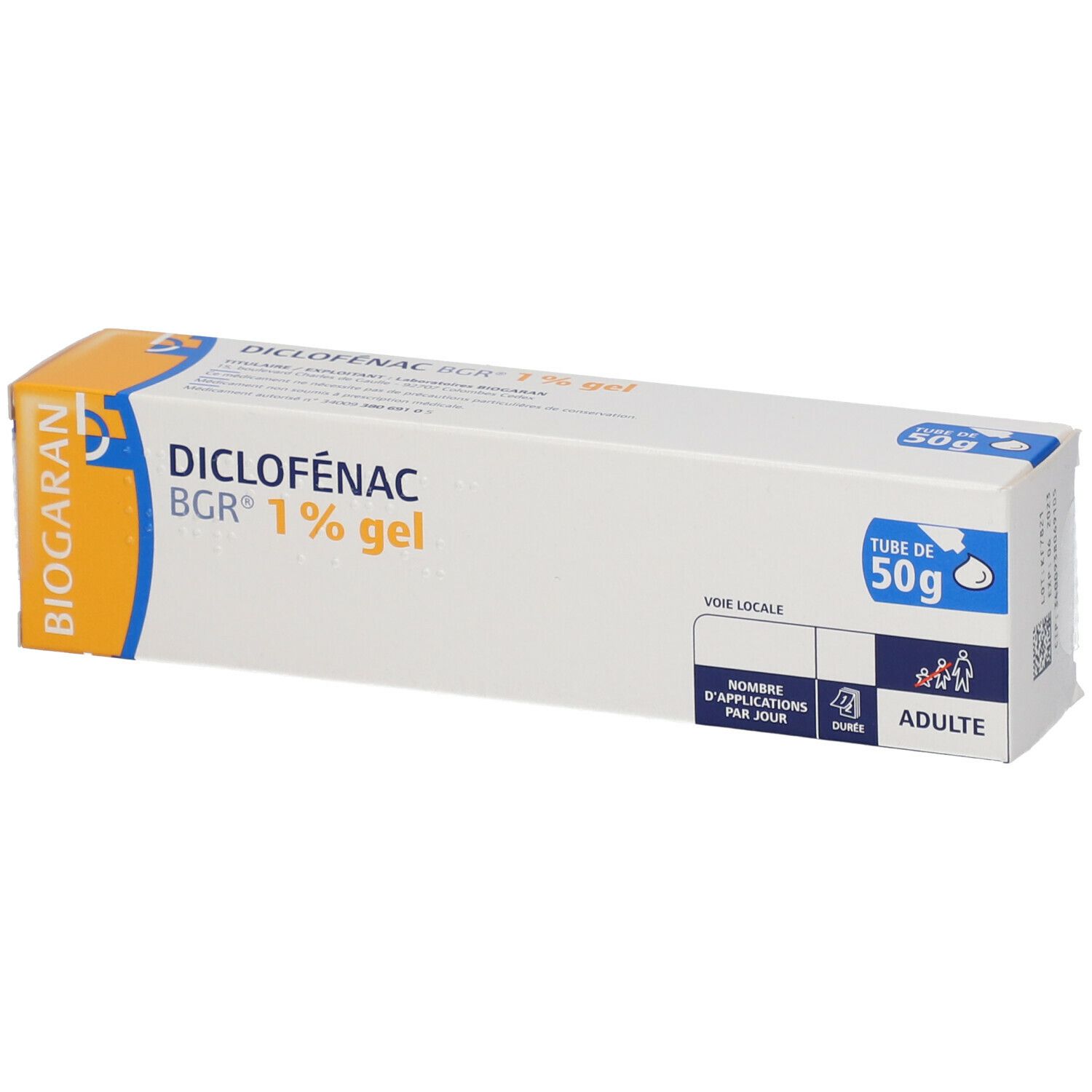 Biogaran Diclofenac Bgr® 1 % gel