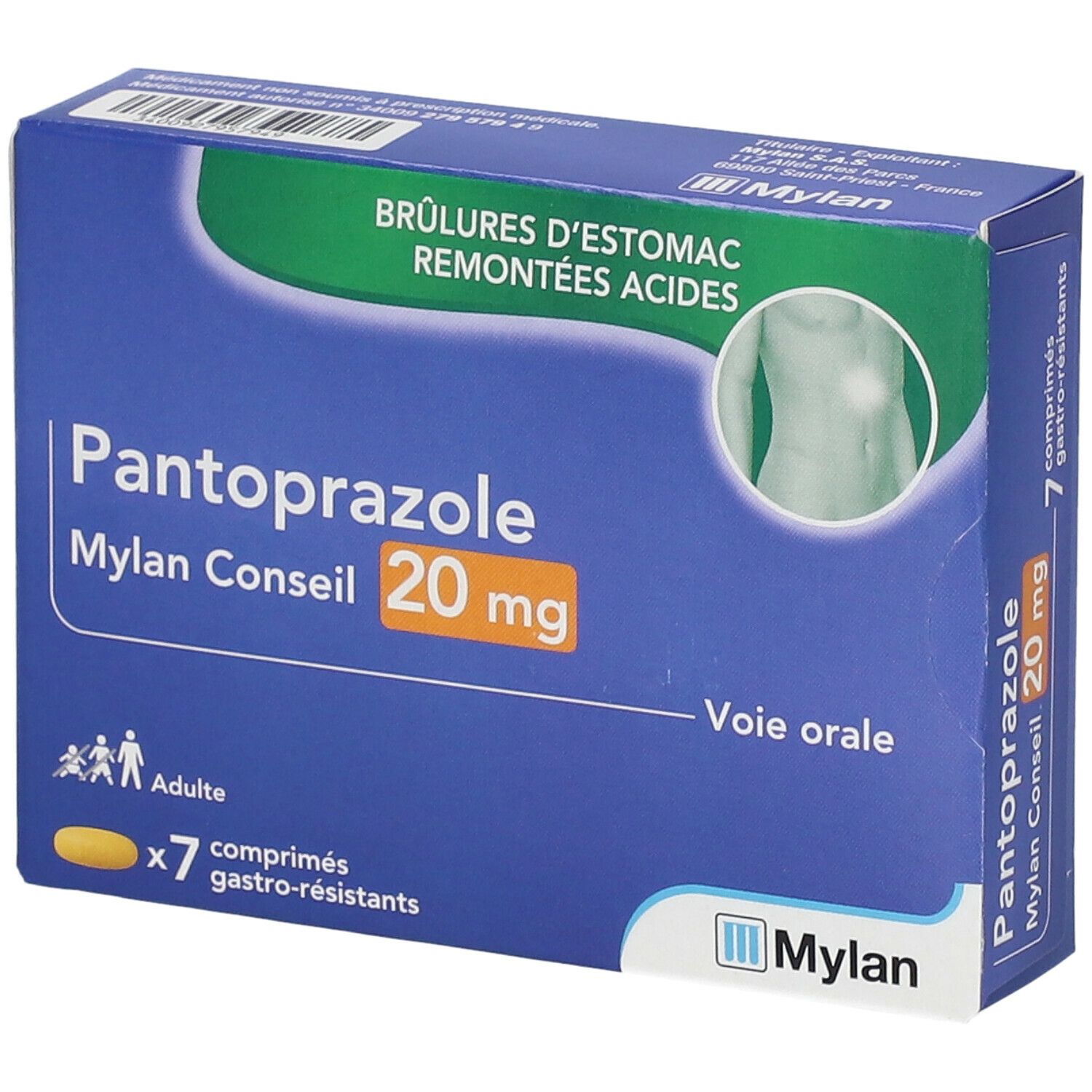 Mylan Pantoprazole 20 mg