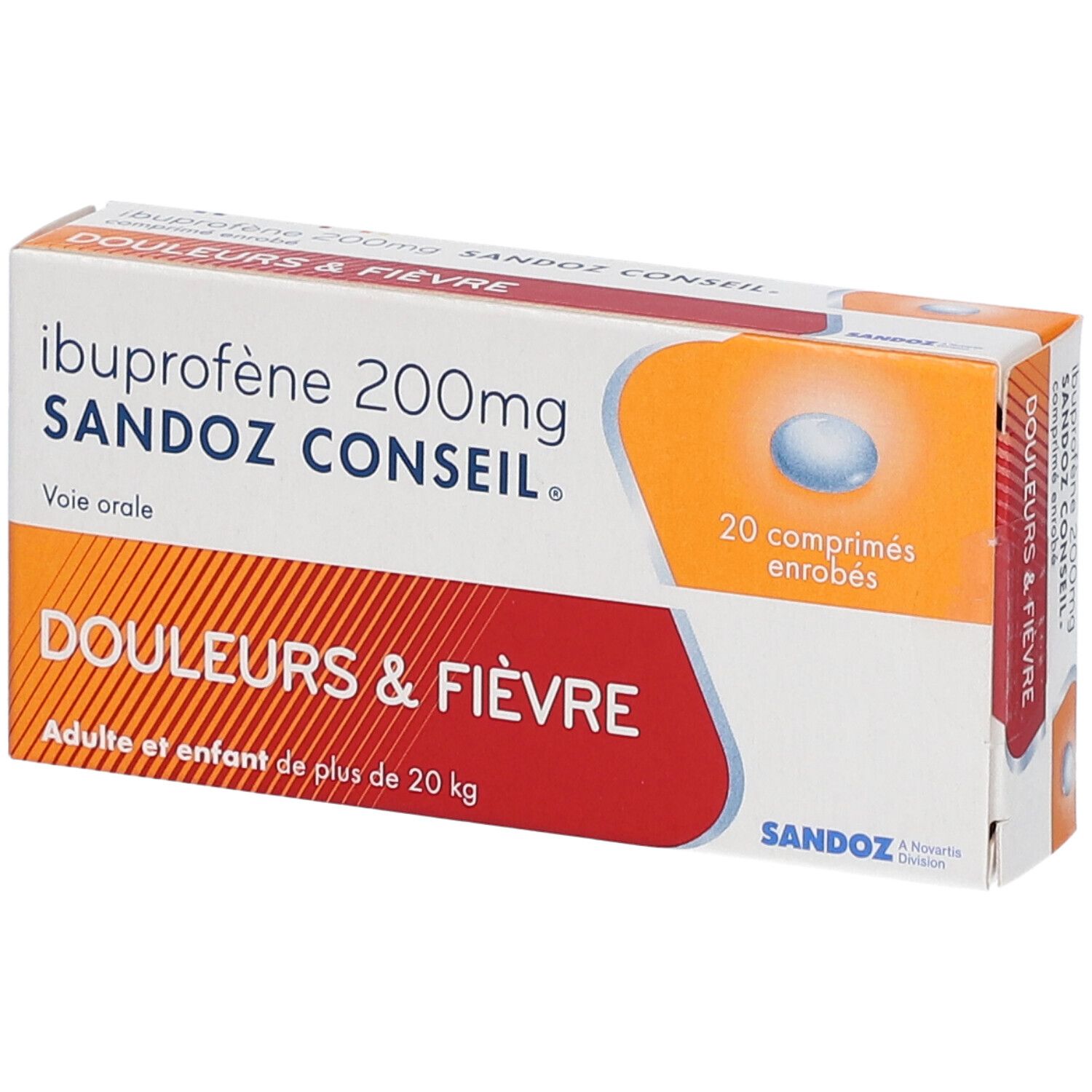 Sandoz Ibuprofène 200 mg