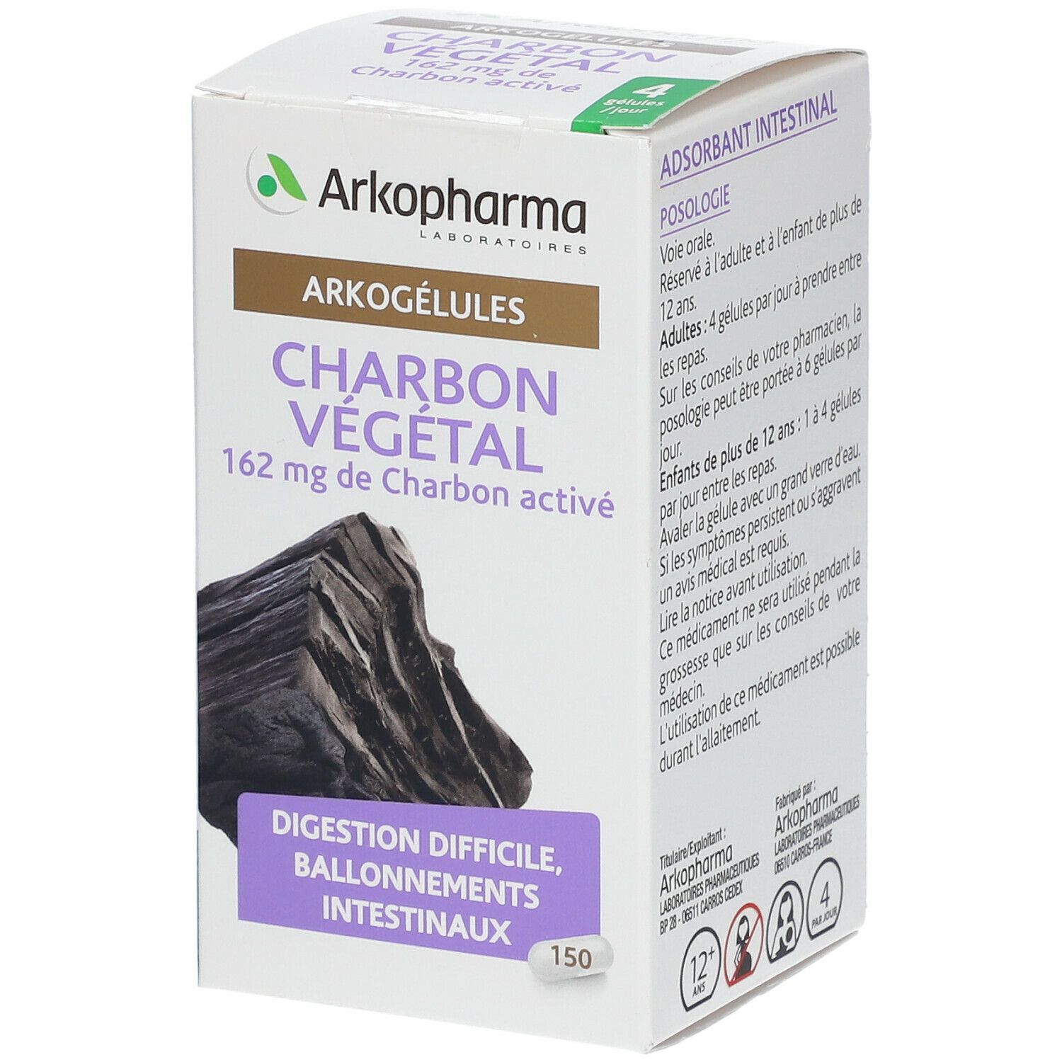 Arkopharma Arkogélules Charbon Végétal