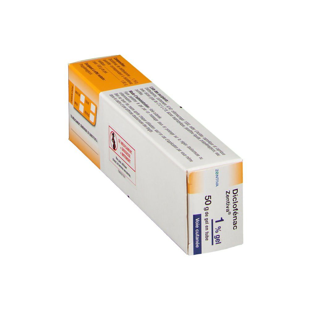 Diclofénac Zentiva® 1% - shop-pharmacie.fr