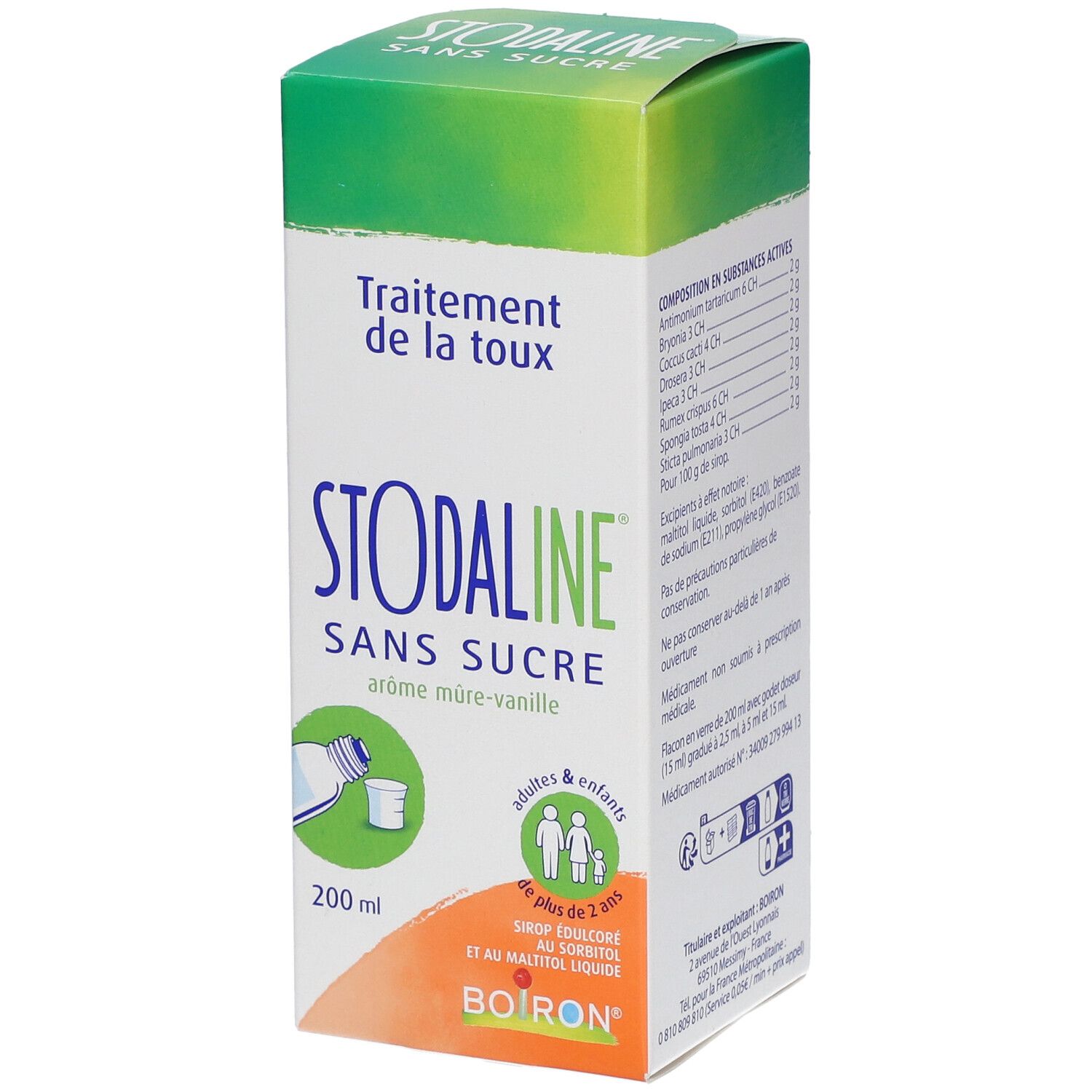 Boiron Stodaline® sans sucre