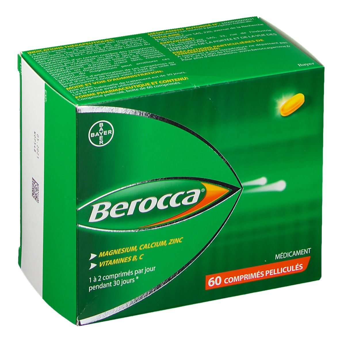 Berocca® Comprimés pelliculés - shop-pharmacie.fr