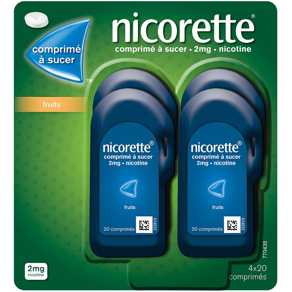 Nicorette® Comprimé à sucer 2 mg Fruits