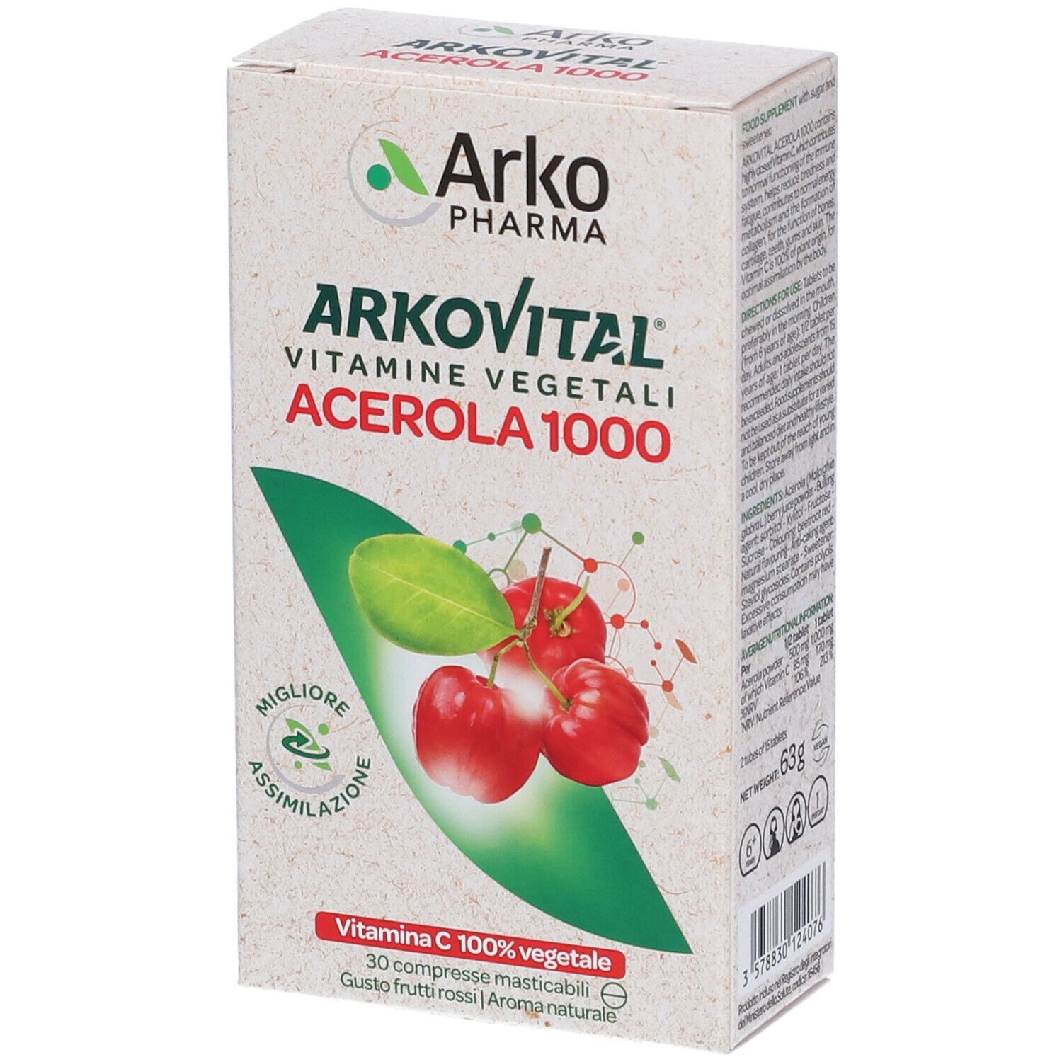 Arkovital® Acerola 1000 Vitamine C naturelle