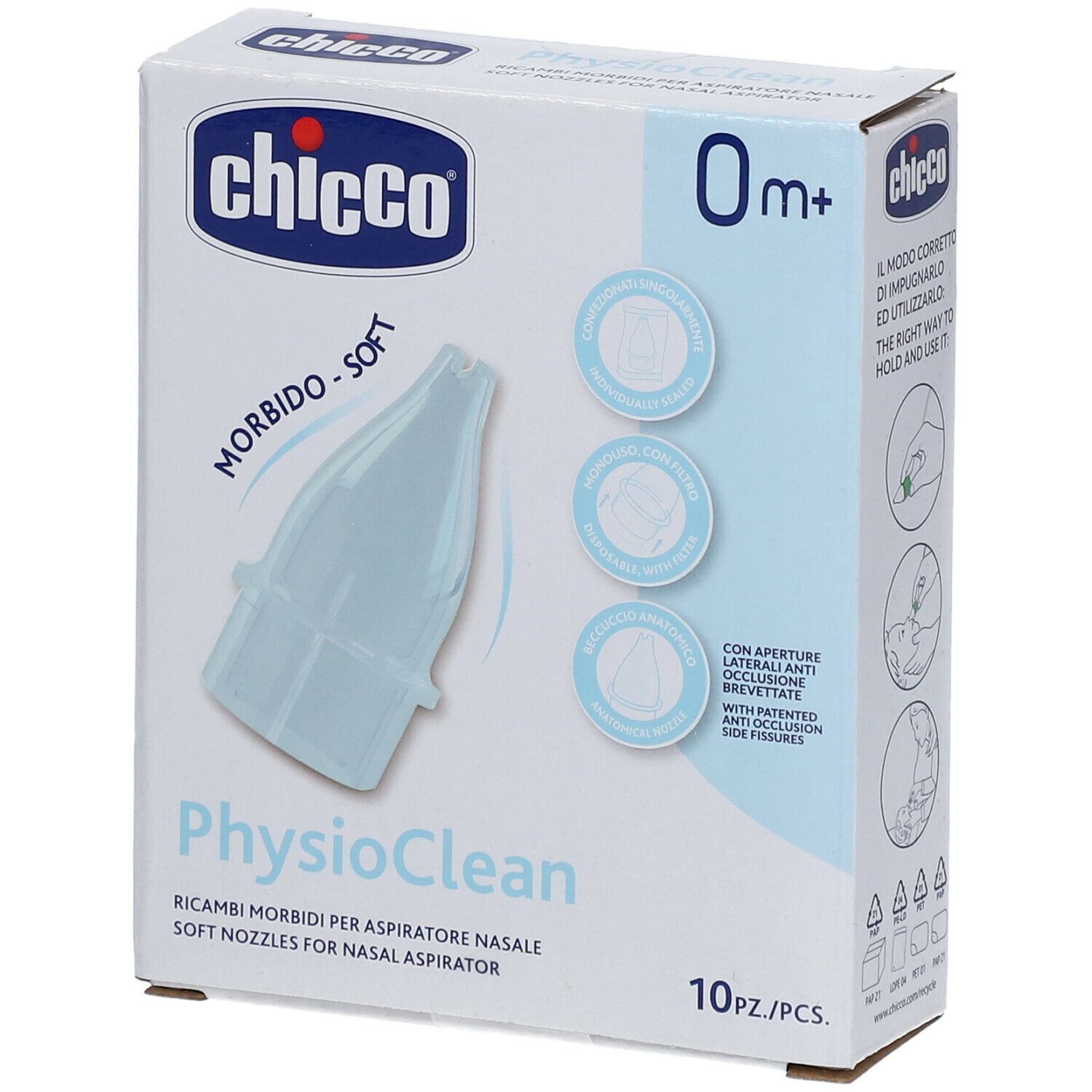Chicco® Parties molles pour l'aspirateur nasal Physioclean