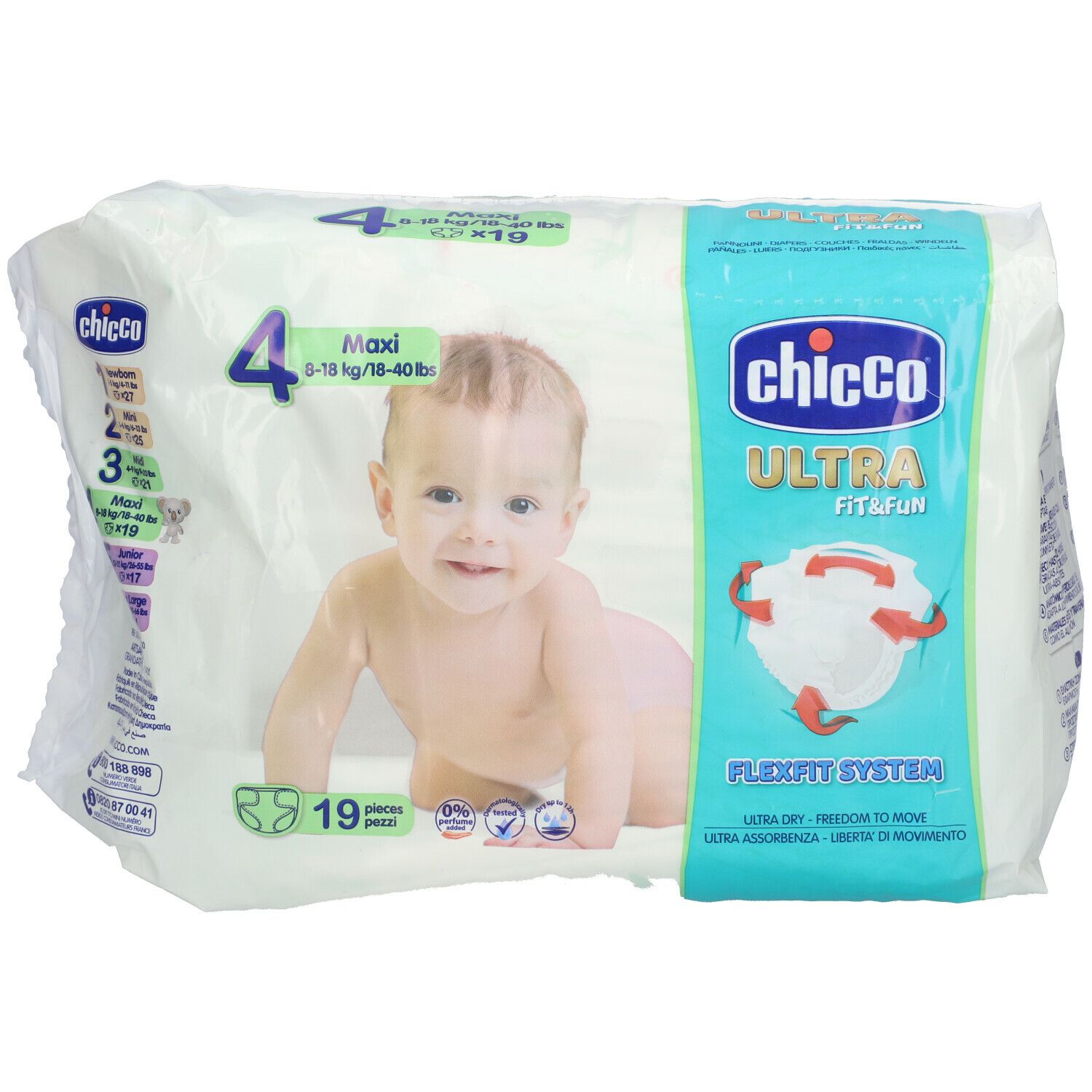 Chicco Couches Ultra Fit&Fun Taille 4