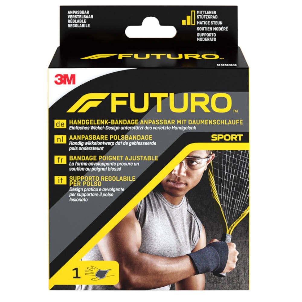 3M Futuro™ Sport Bandage Poignet Ajustable Bandage(S) 1 Pc(S)