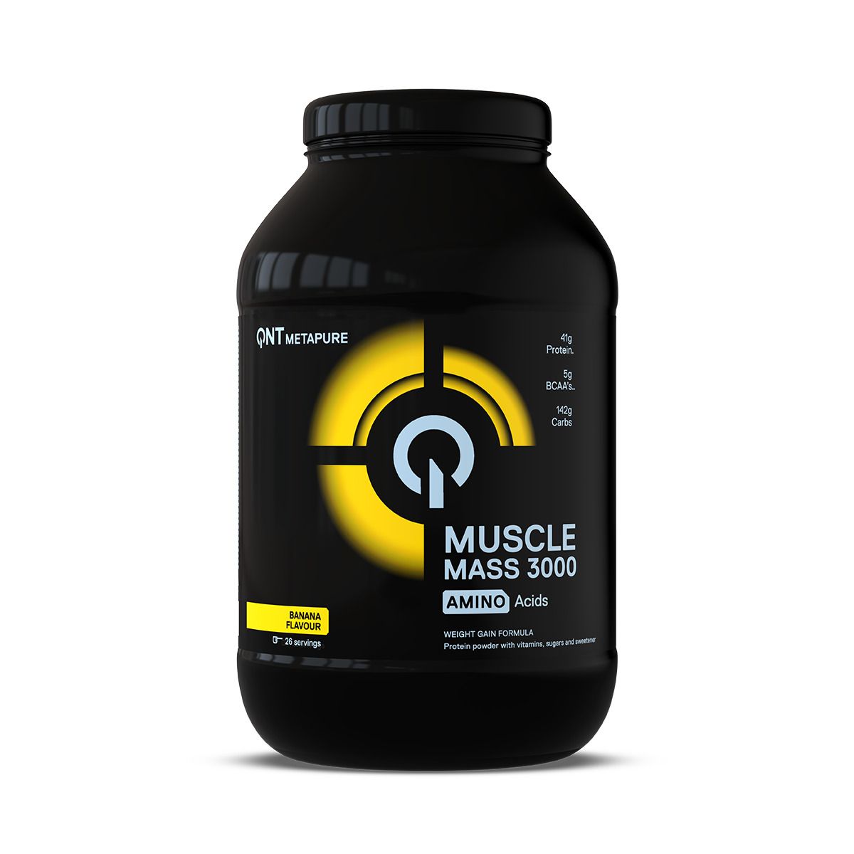Qnt 3000 Muscle Mass Banane Poudre 1,3 Kg Enfants