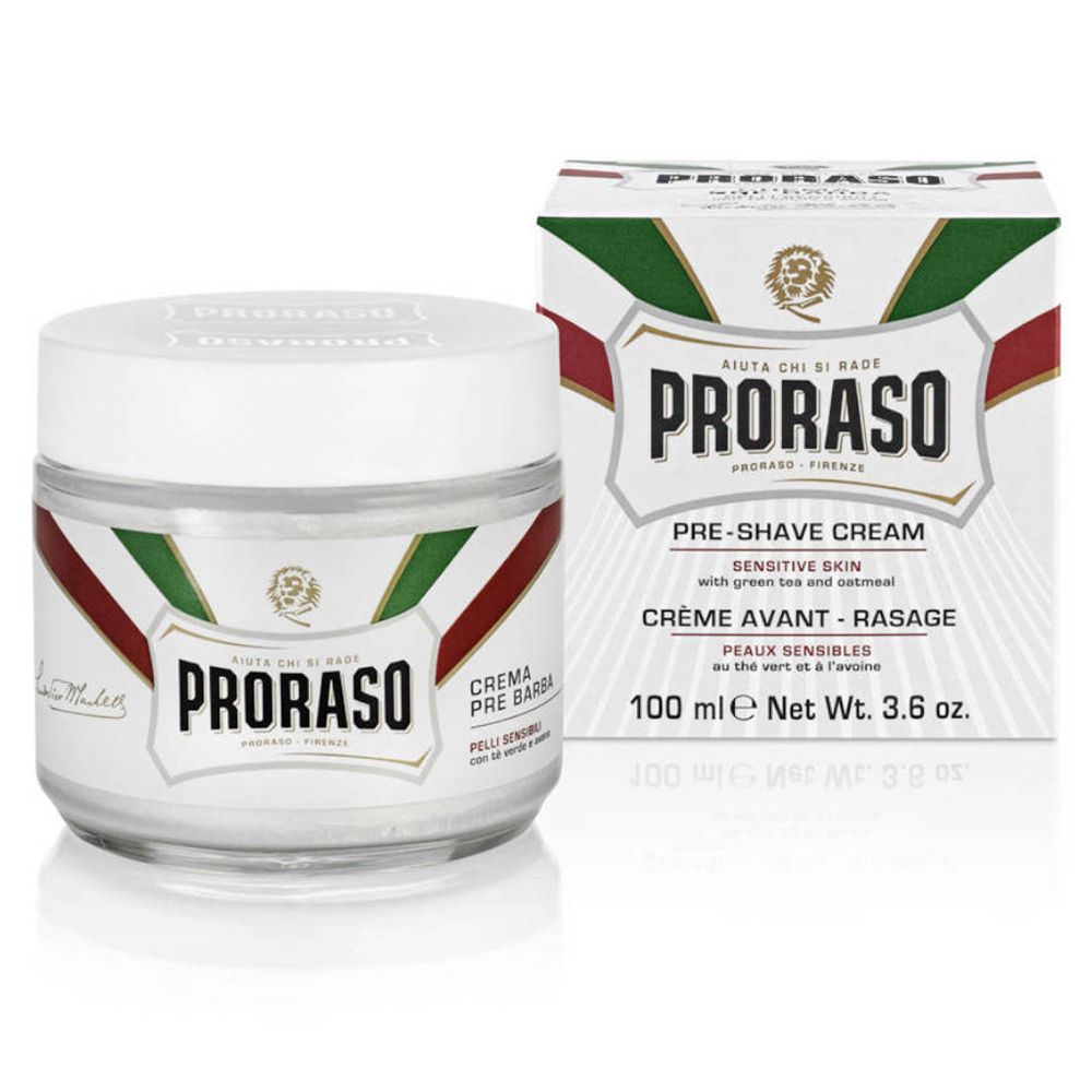 Proraso Sensitive Crème Pré Rasage 100 Ml