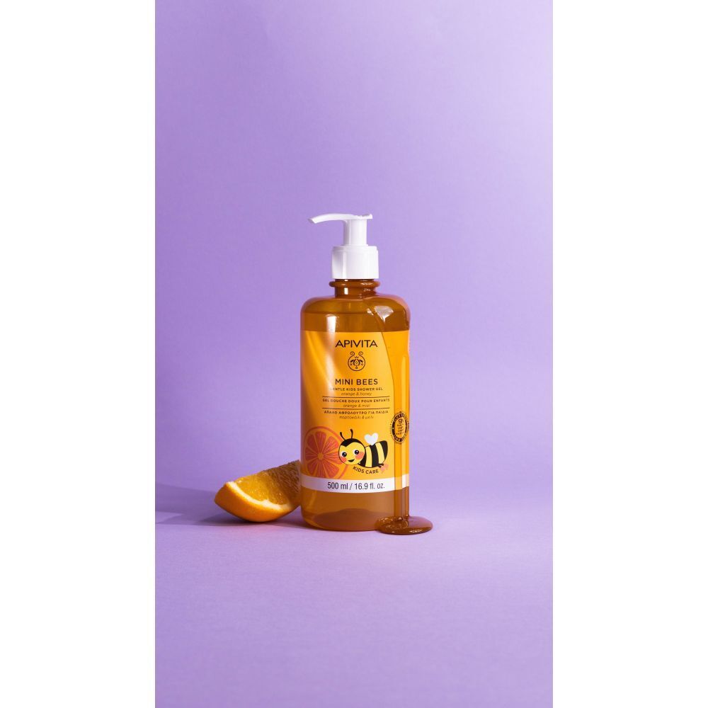 Apivita Mini Bees Gel Douche Doux Pour Gel(S) 500 Ml Enfants