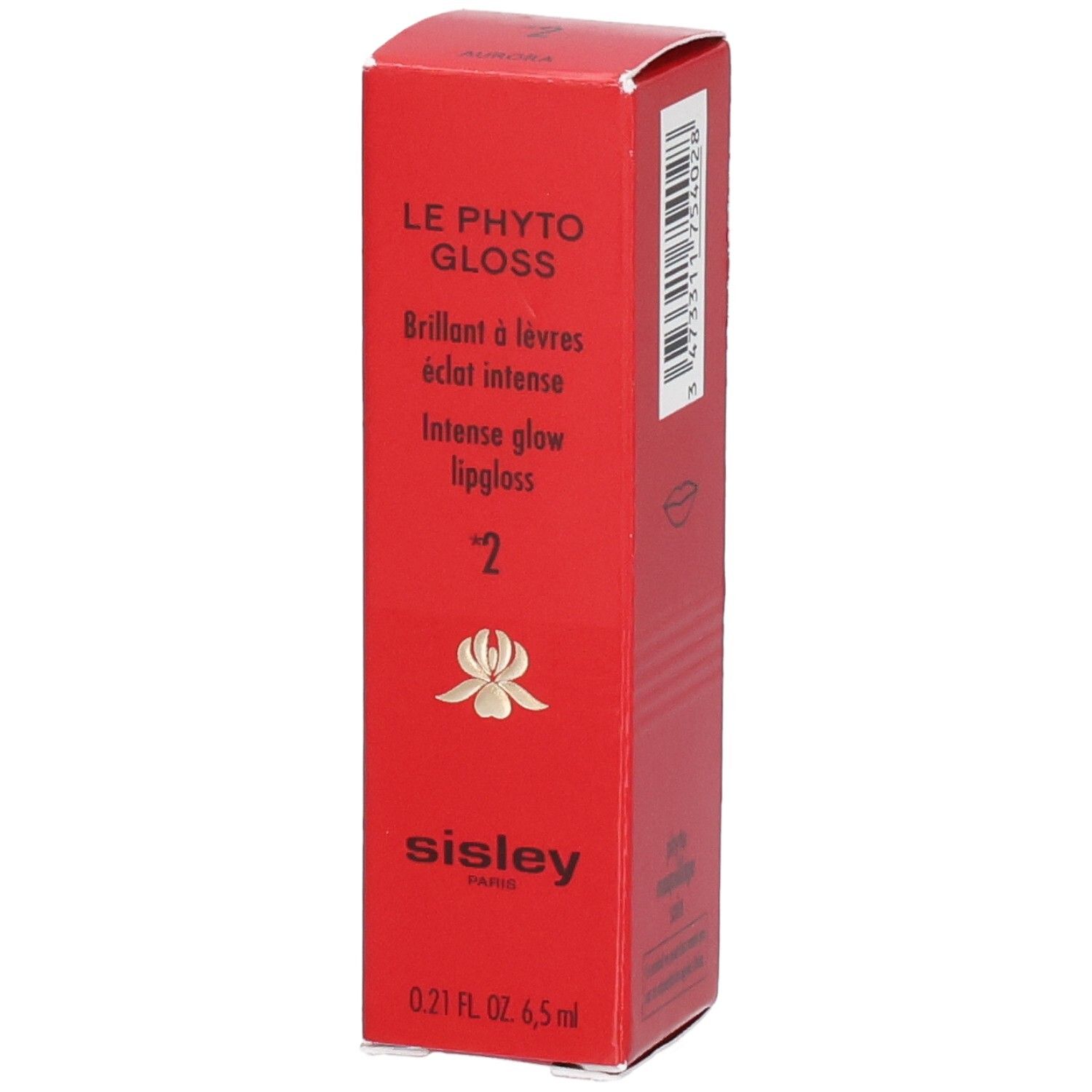 Sisley Le Phyto-Gloss N°2 Aurora Rouge(S) À Lèvres 6,5 Ml - Image 1