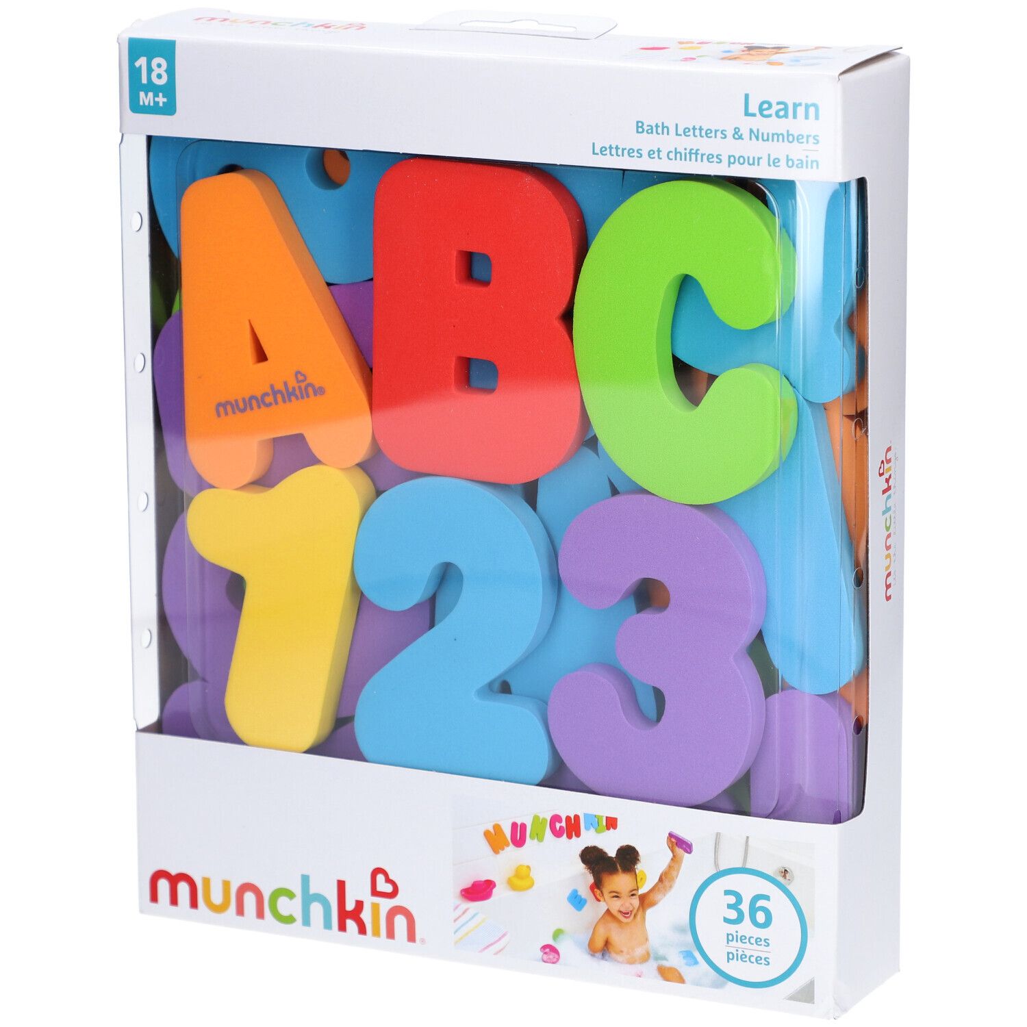 Munchkin Jouet Bain Lettres Et Chiffres +18M Unité Taille 1 - Image 2