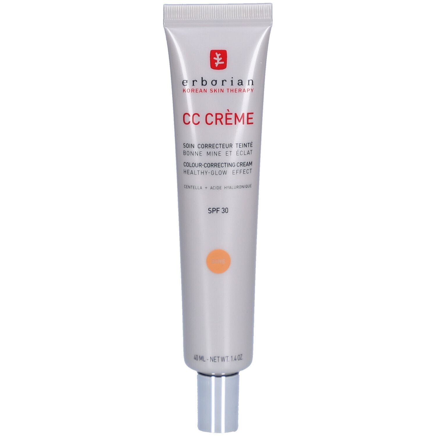 Erborian Korean Skin Therapy Erborian Cc Crème À La Centella Asiatica - Doré 40 Ml