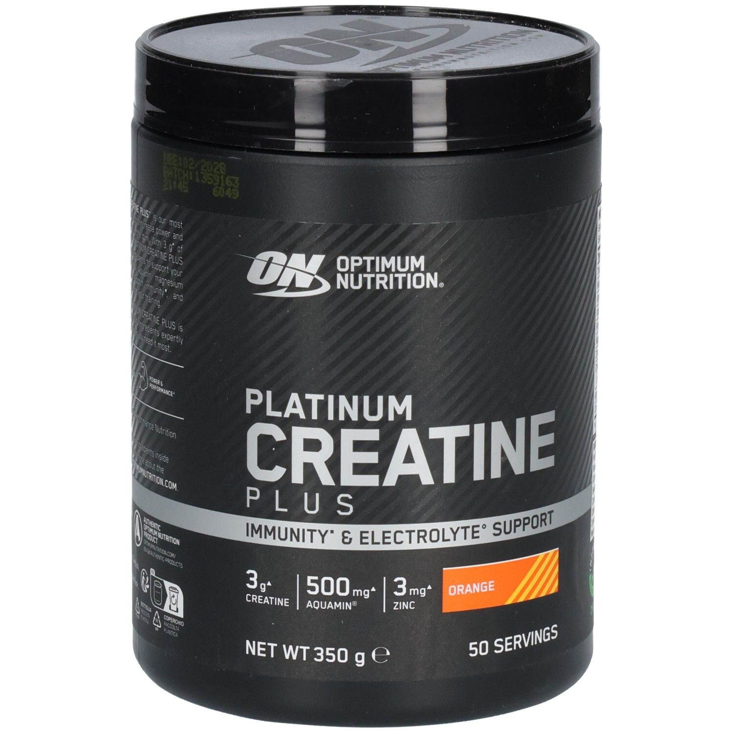 Optimum Nutrition Platinum Creatine Plus Powder Orange Poudre 350 G Enfants
